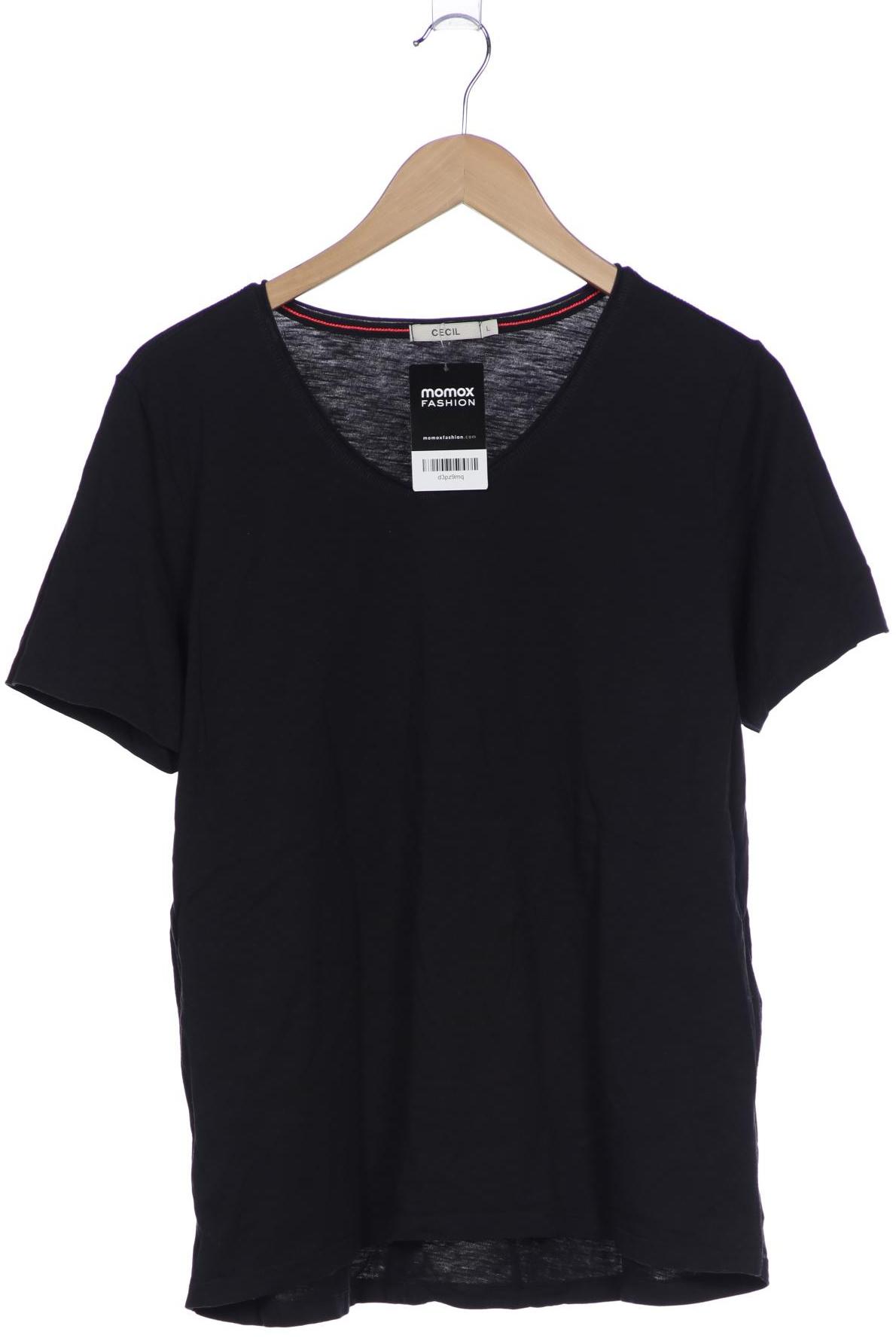 

Cecil Damen T-Shirt, schwarz, Gr. 42