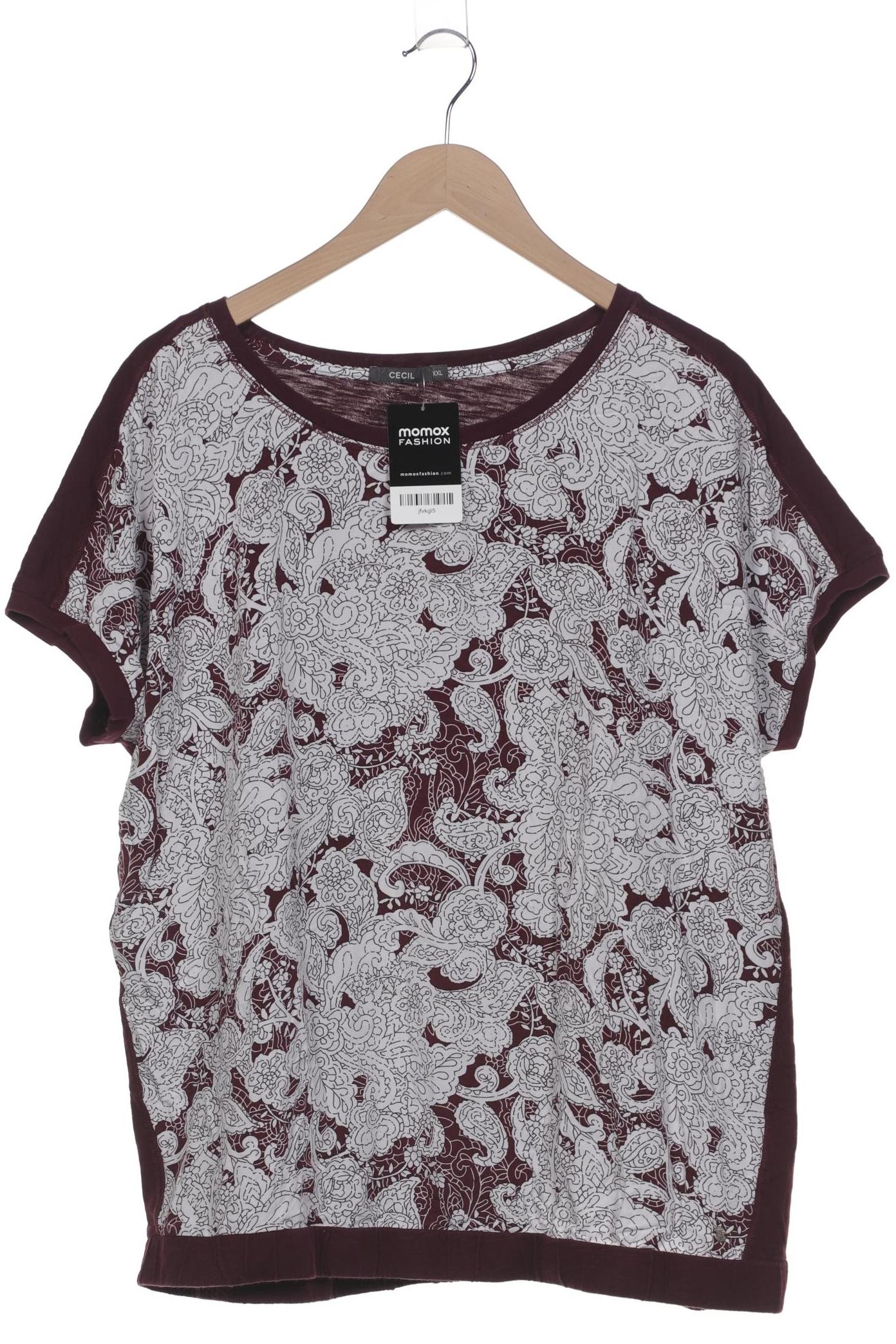 

Cecil Damen T-Shirt, bordeaux, Gr. 46
