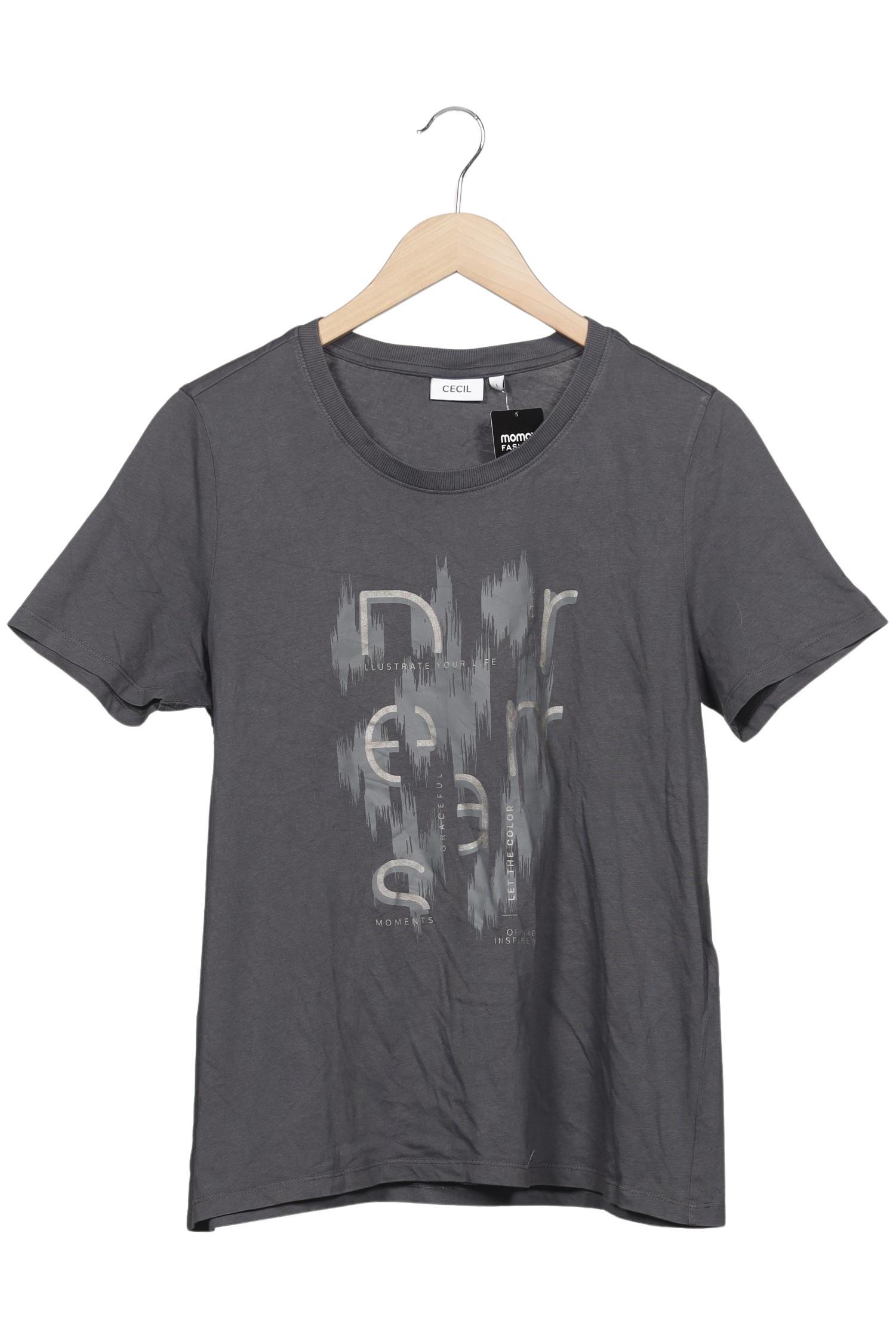 

Cecil Damen T-Shirt, grau, Gr. 42
