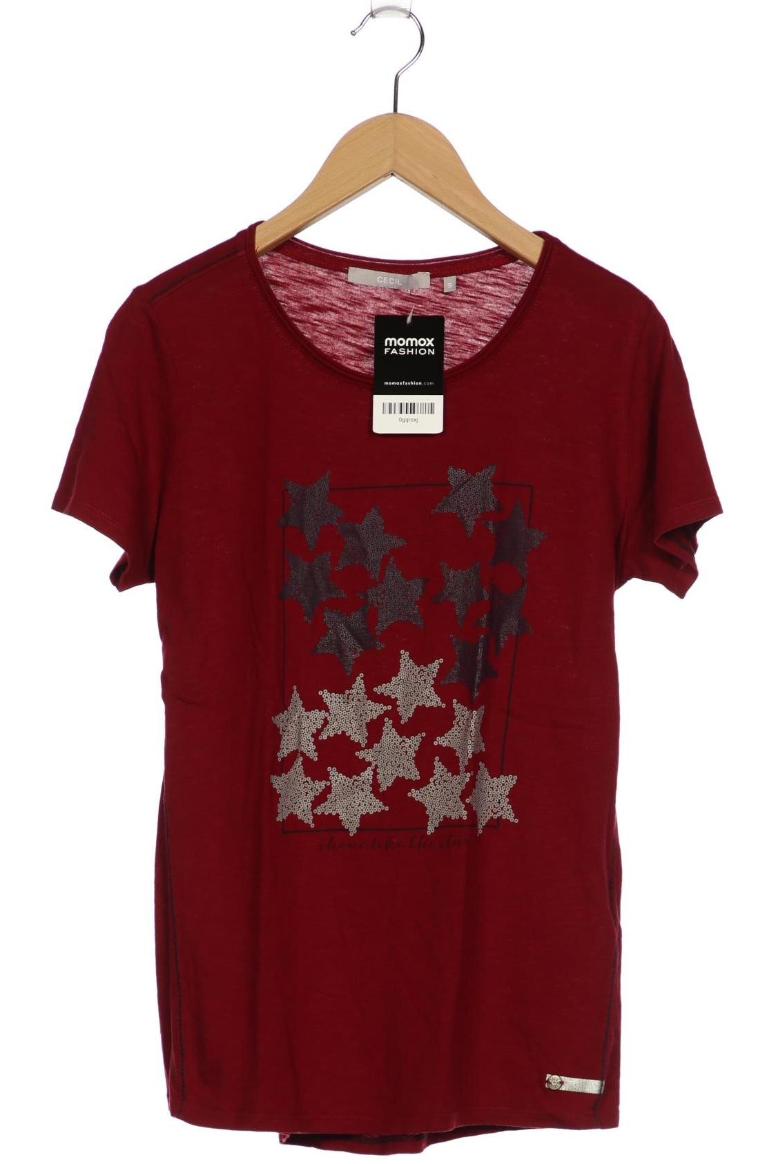 

Cecil Damen T-Shirt, bordeaux, Gr. 36