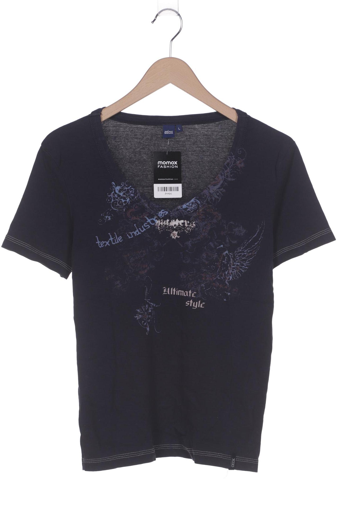 

Cecil Damen T-Shirt, marineblau, Gr. 42