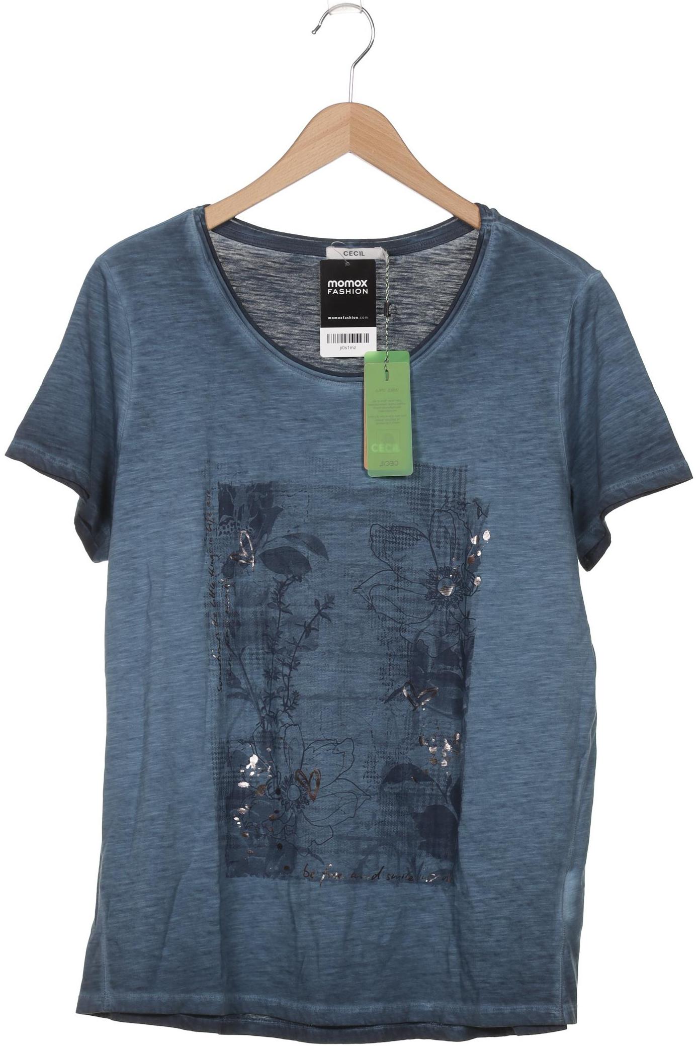 

Cecil Damen T-Shirt, blau, Gr. 46