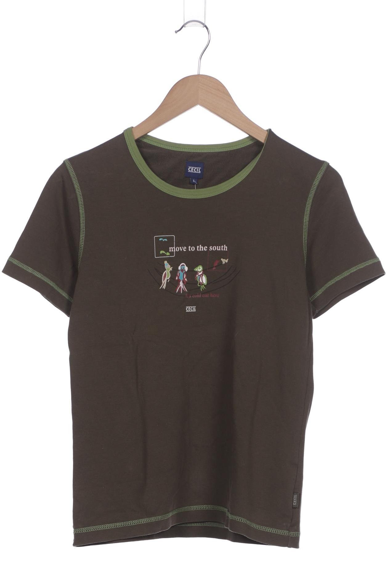 

Cecil Damen T-Shirt, grün, Gr. 42