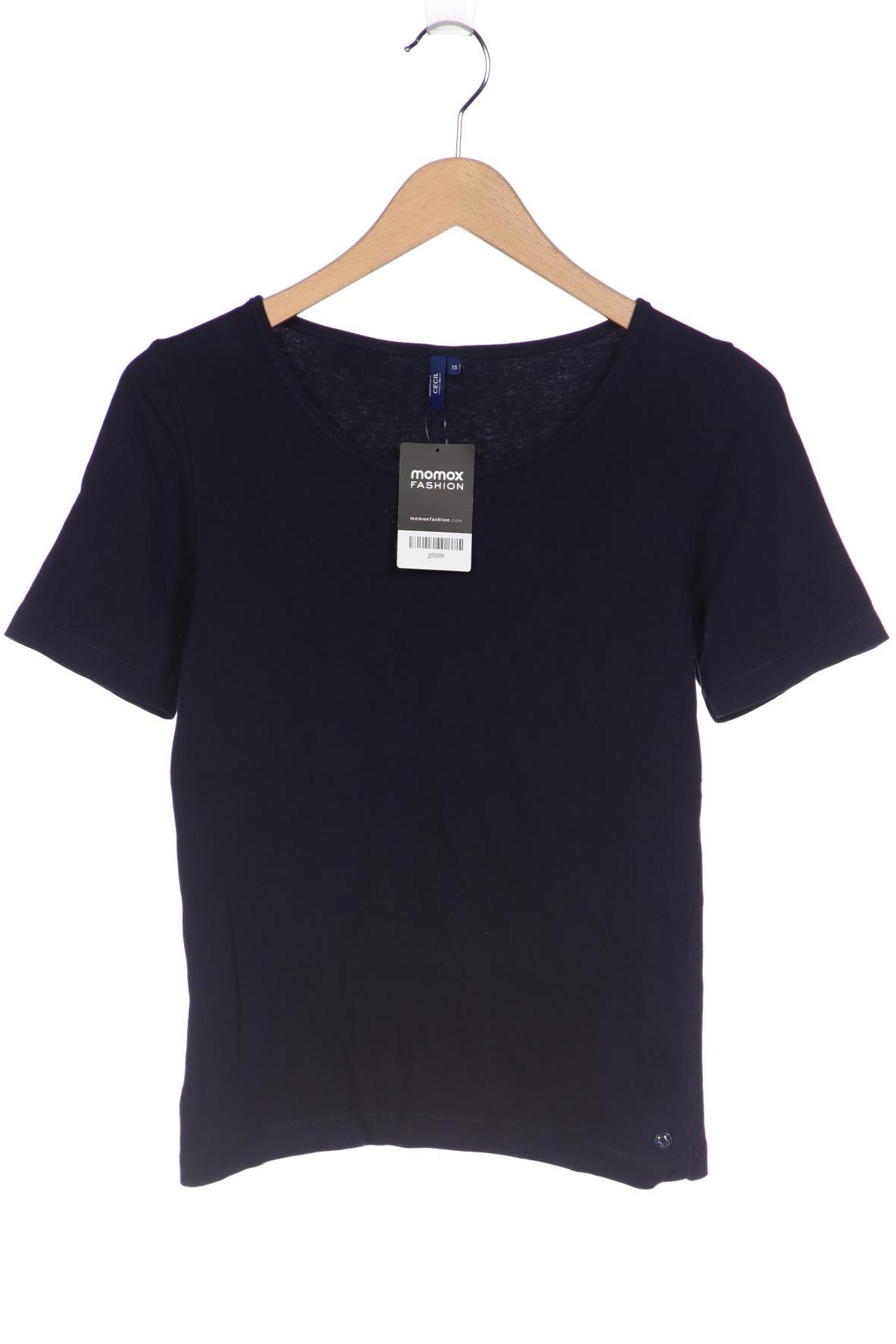 

CECIL Damen T-Shirt, marineblau