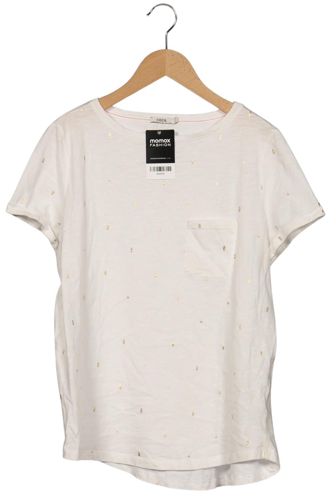 

Cecil Damen T-Shirt, weiß, Gr. 42