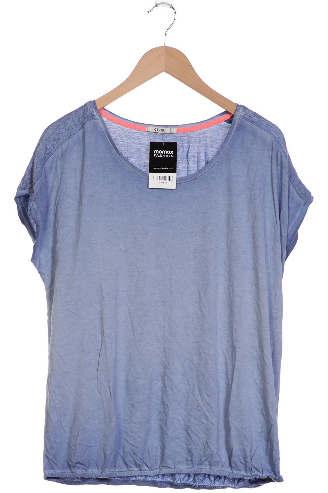 

Cecil Damen T-Shirt, blau, Gr. 42