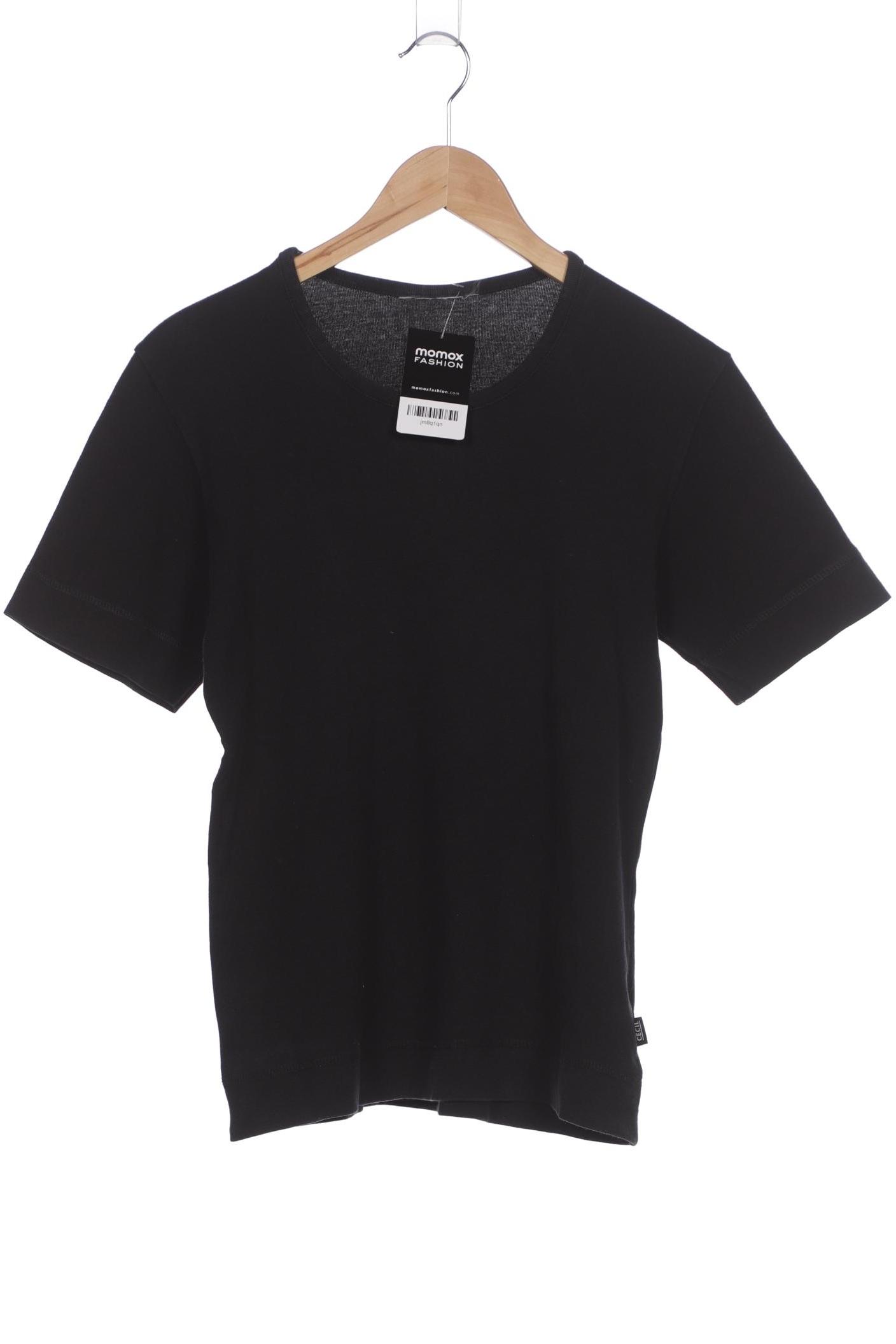 

Cecil Damen T-Shirt, schwarz, Gr. 38