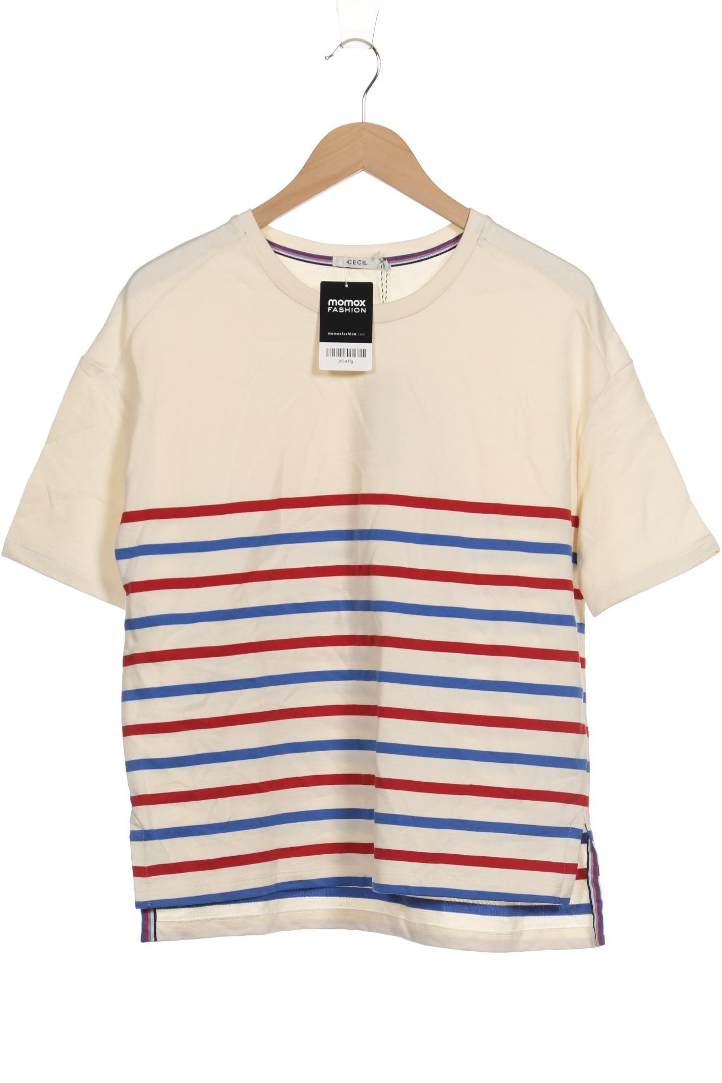 

Cecil Damen T-Shirt, cremeweiß, Gr. 36