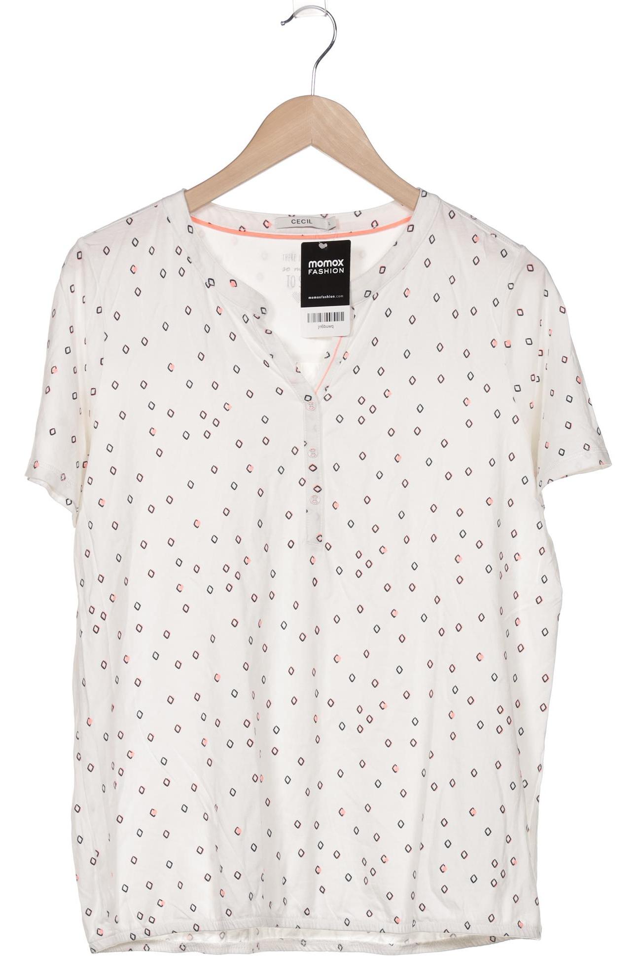 

Cecil Damen T-Shirt, weiß, Gr. 42