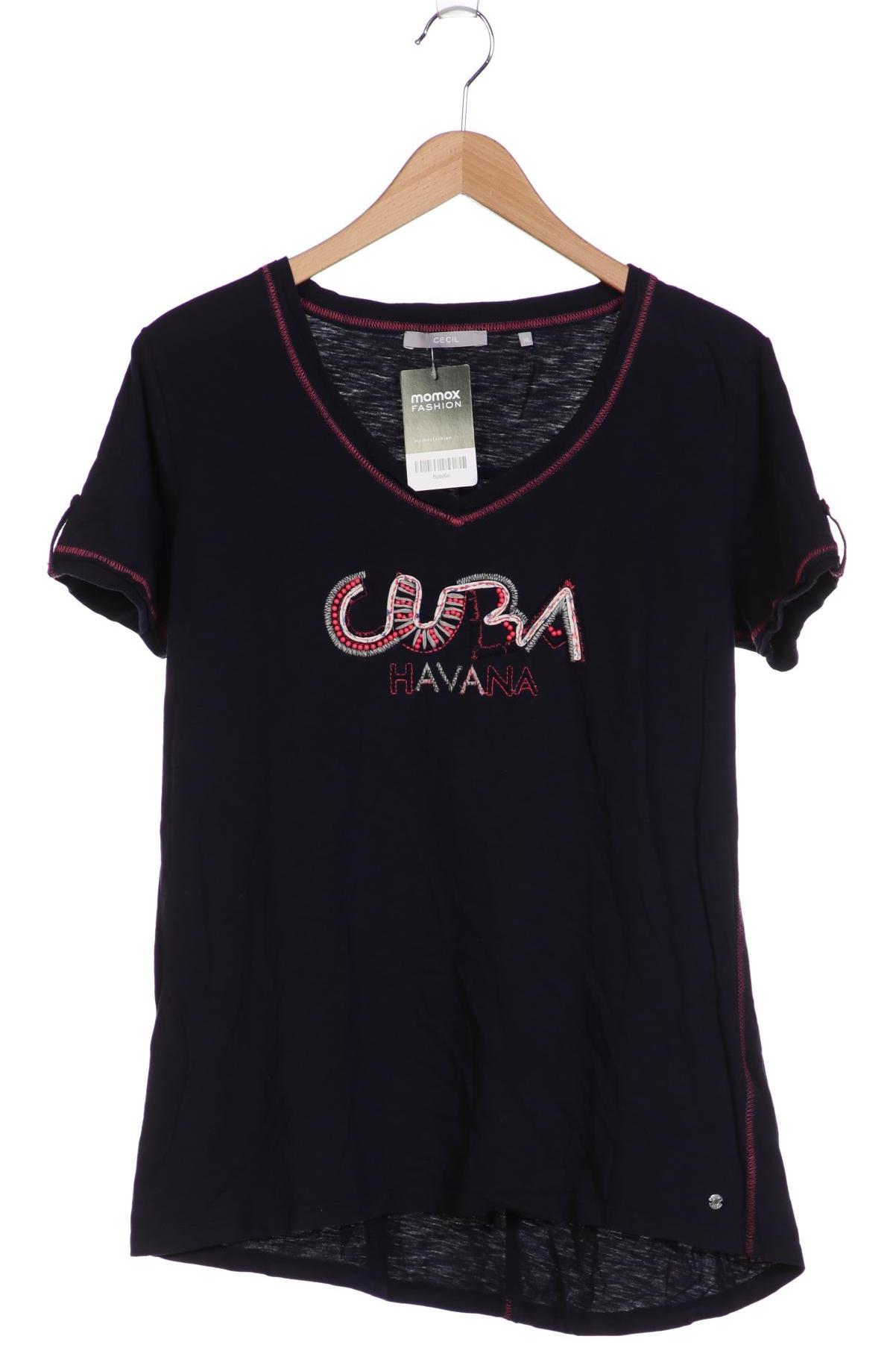 

Cecil Damen T-Shirt, marineblau, Gr. 44