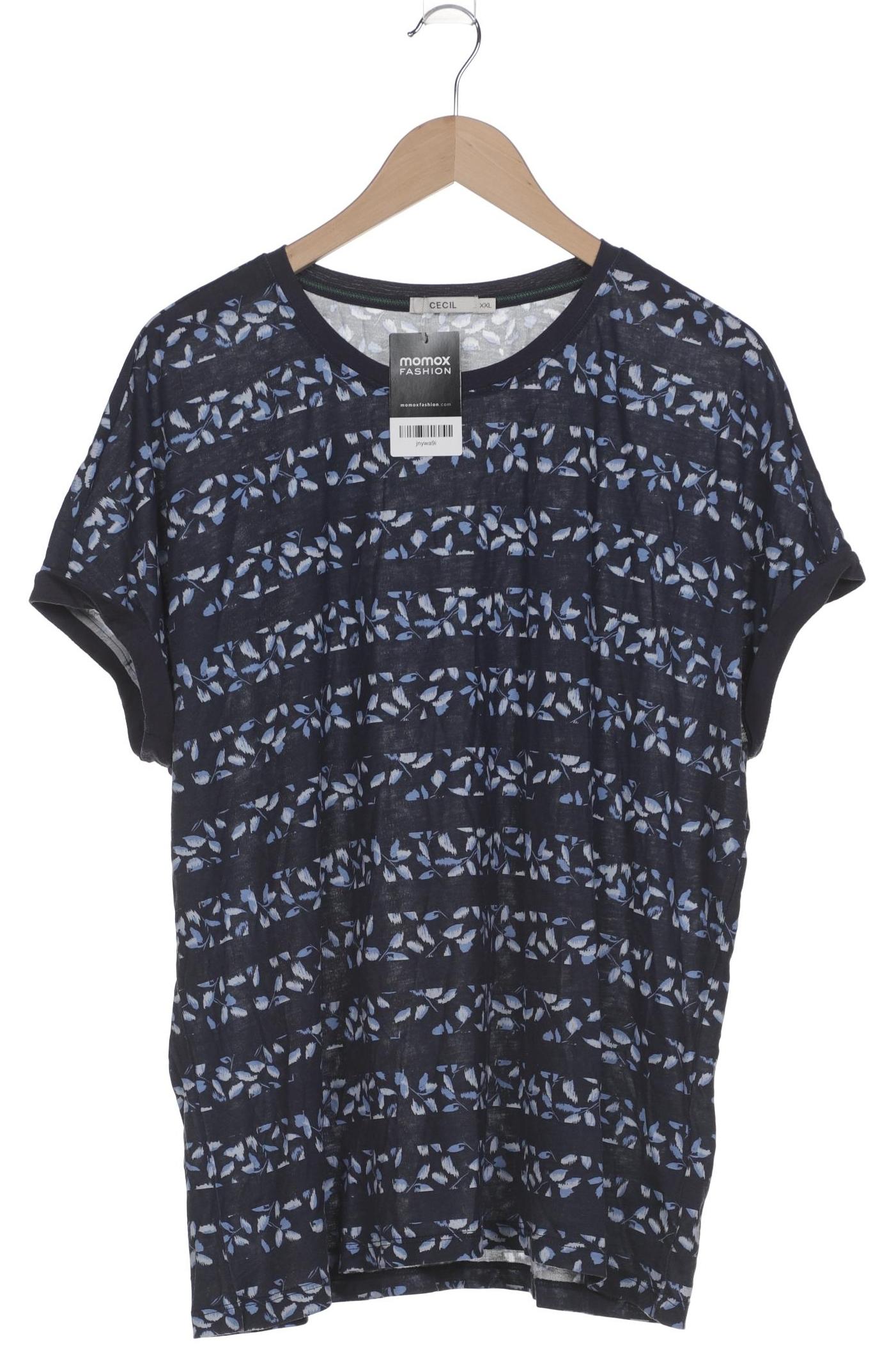 

Cecil Damen T-Shirt, marineblau, Gr. 46