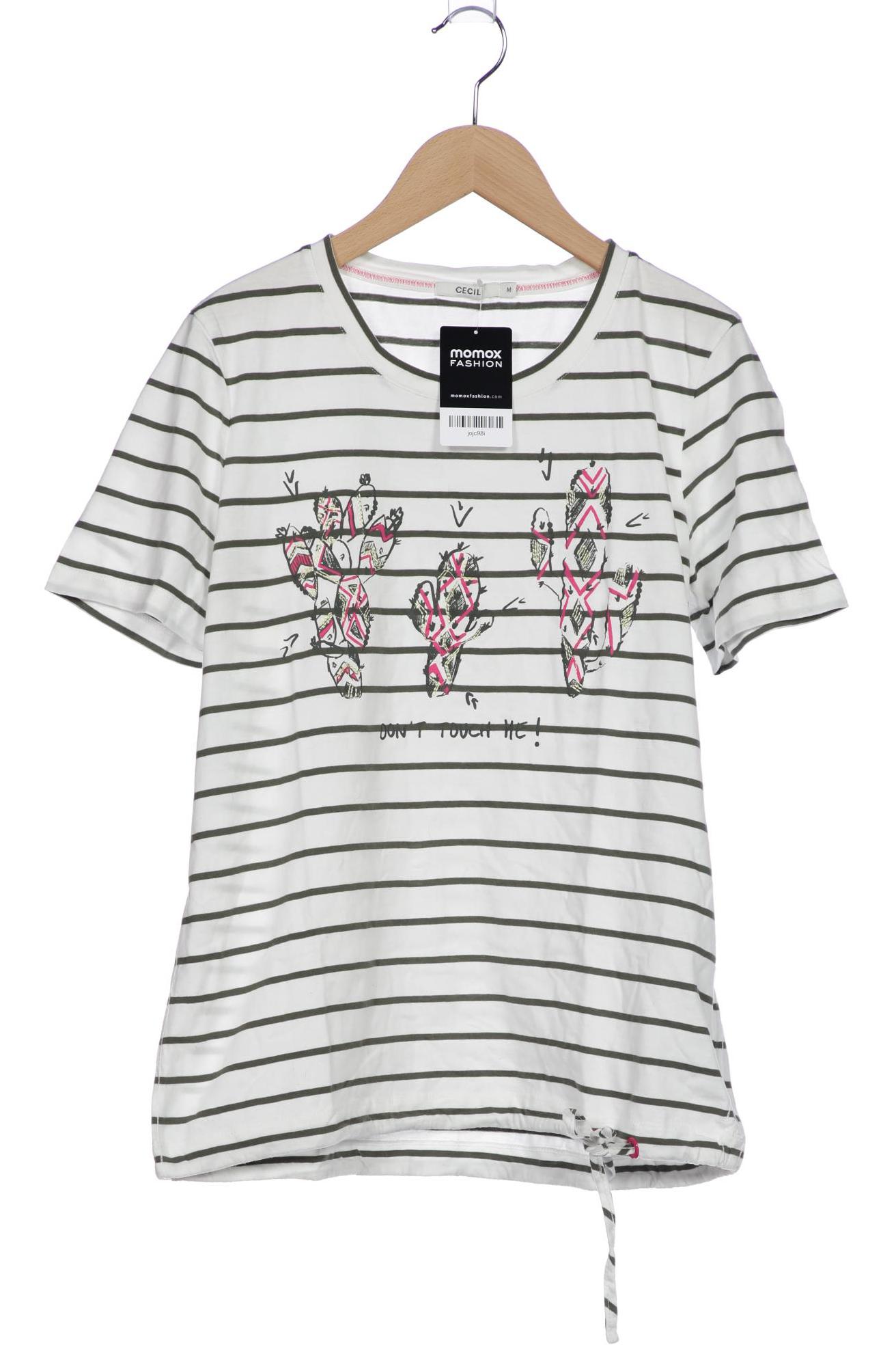 

Cecil Damen T-Shirt, weiß, Gr. 38