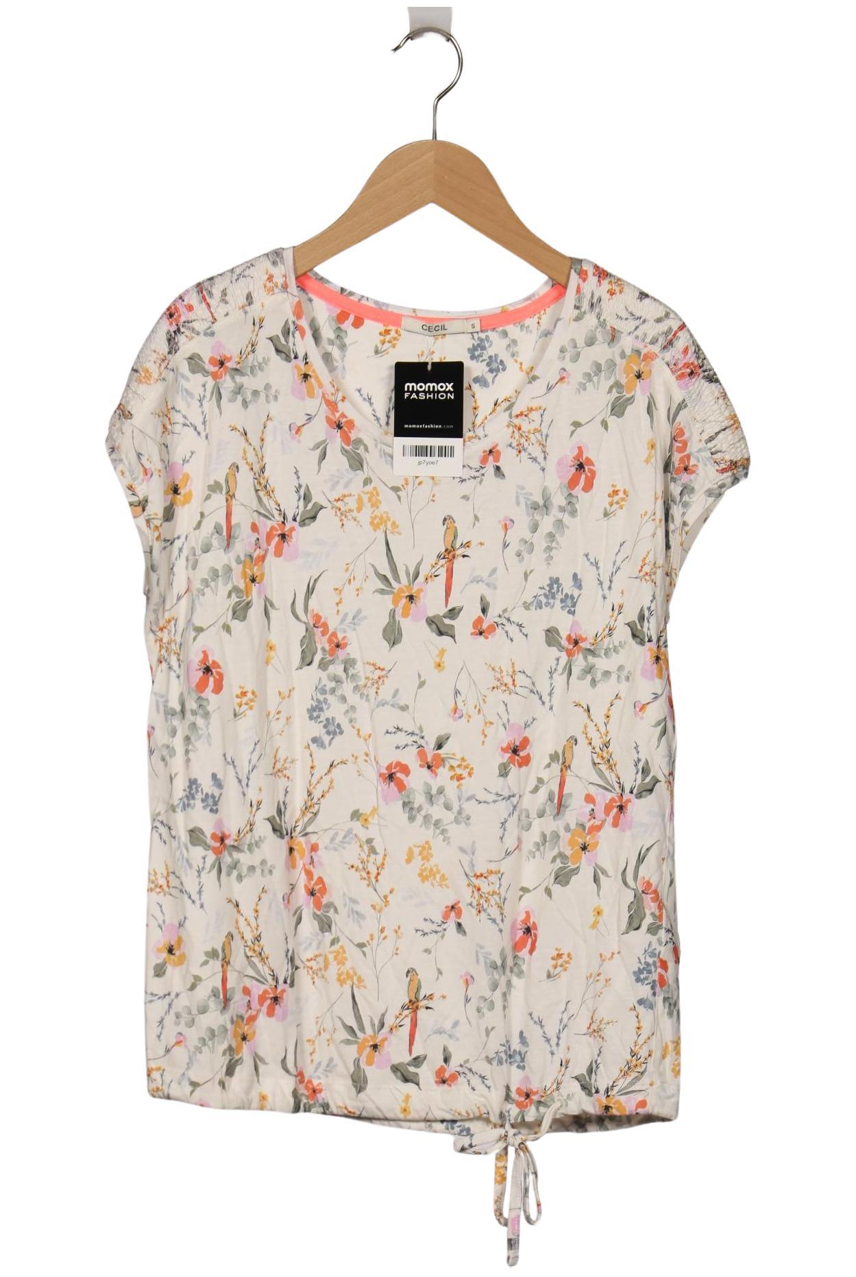 

Cecil Damen T-Shirt, cremeweiß, Gr. 36