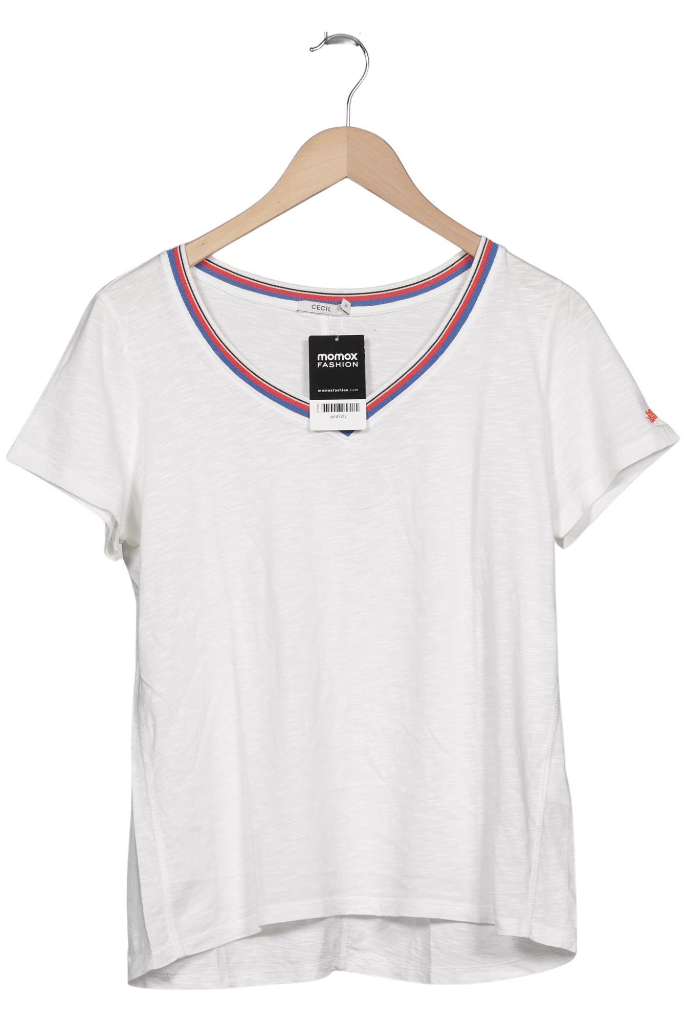 

Cecil Damen T-Shirt, weiß, Gr. 38