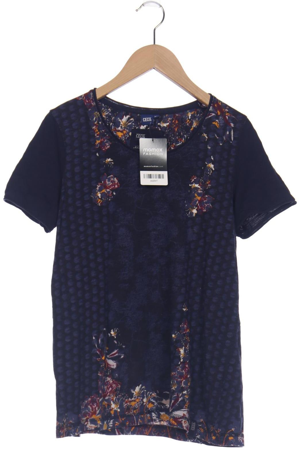 

CECIL Damen T-Shirt, marineblau