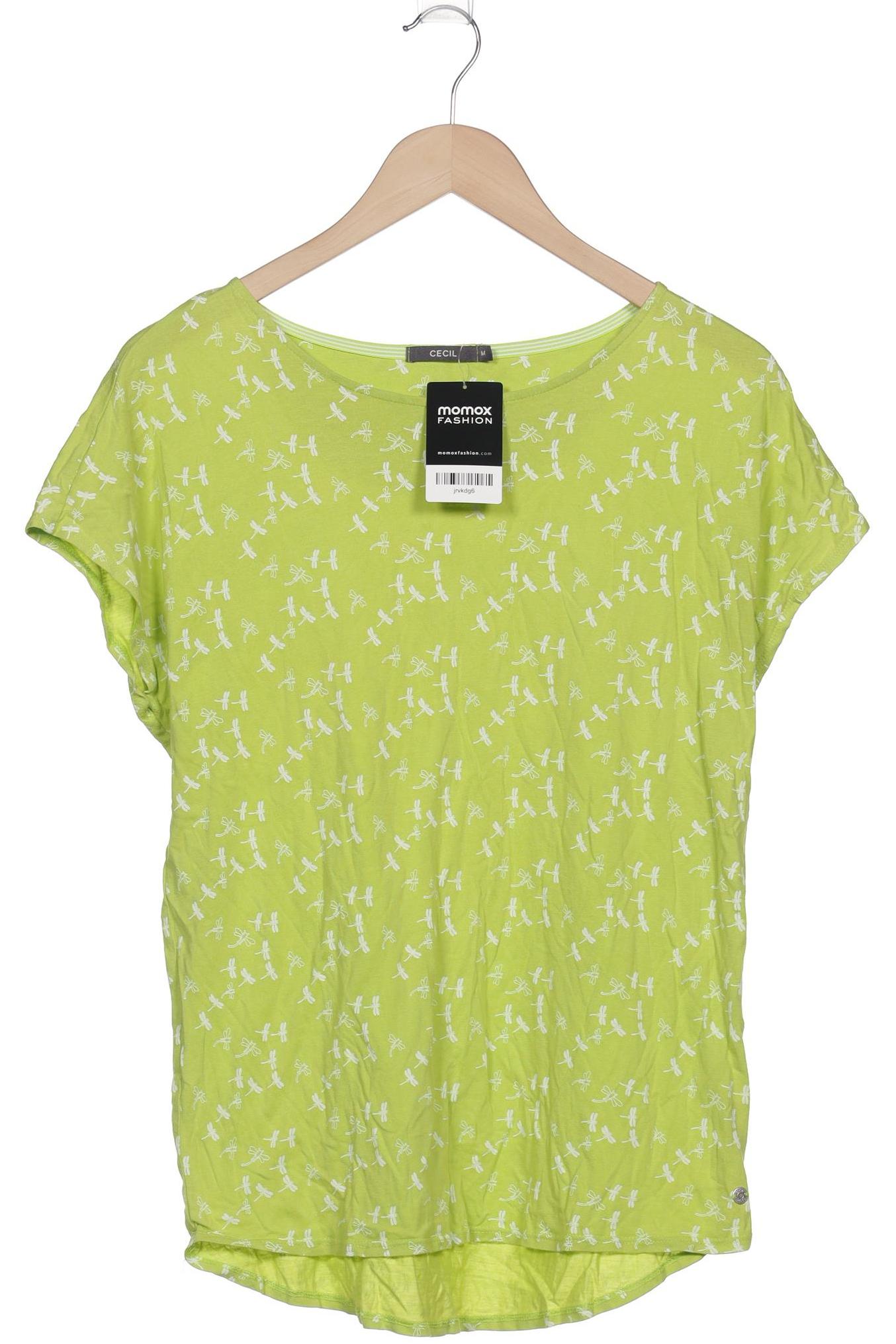 

Cecil Damen T-Shirt, hellgrün, Gr. 38