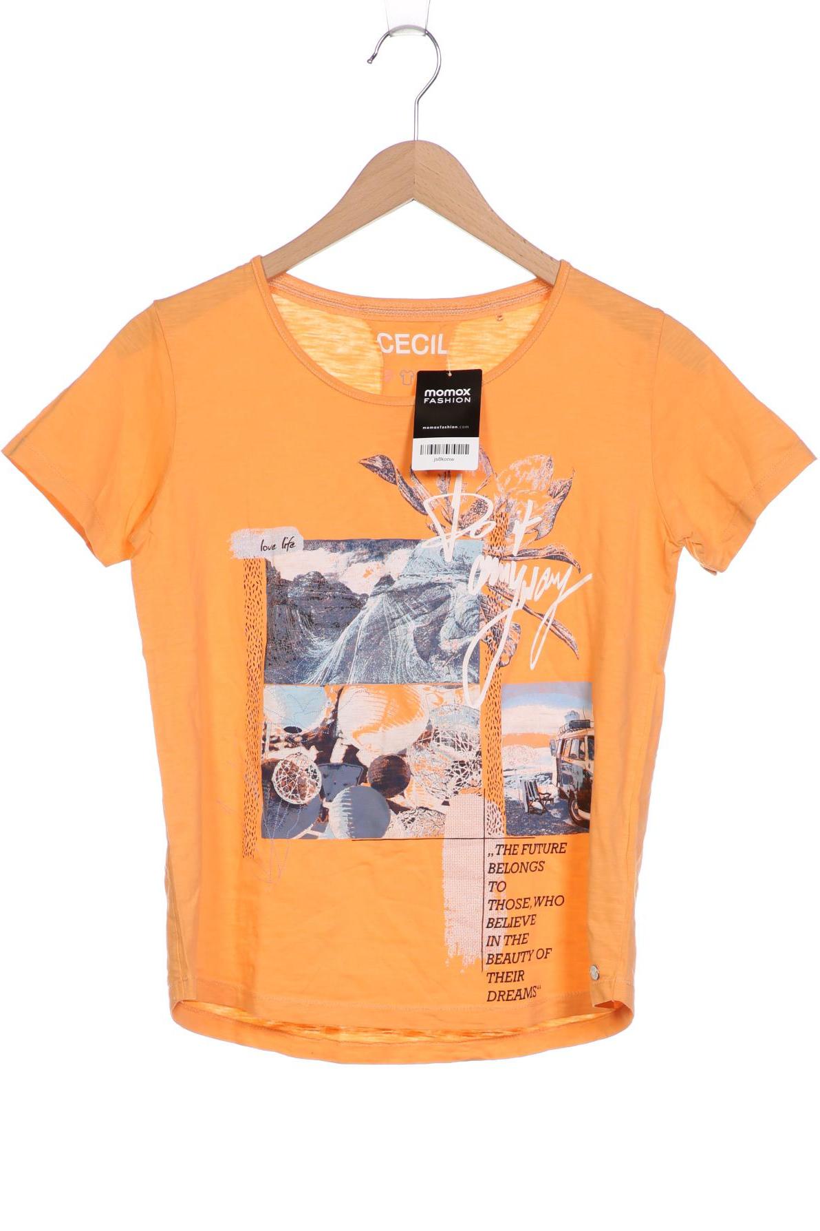 

Cecil Damen T-Shirt, orange, Gr. 36