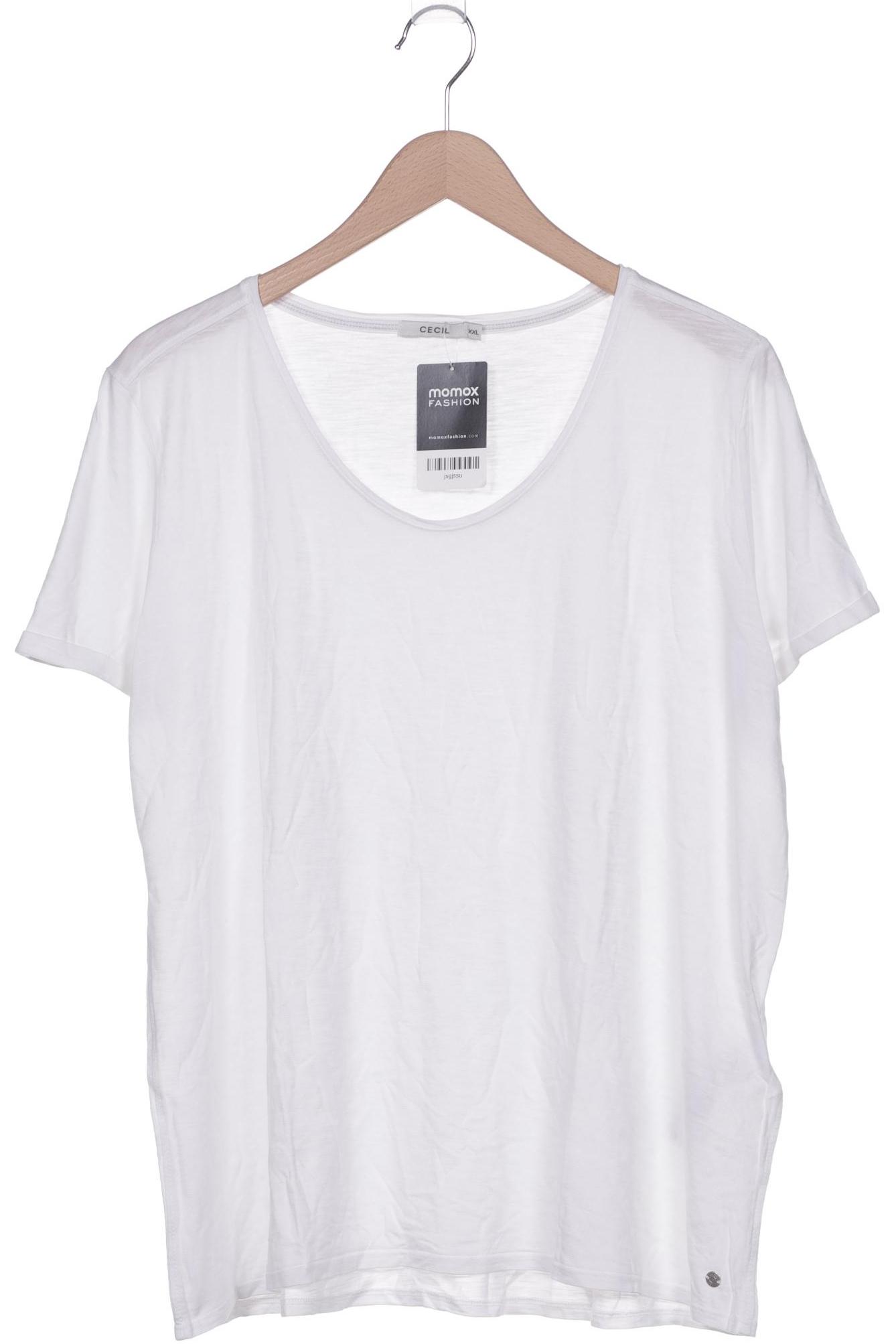 

Cecil Damen T-Shirt, weiß, Gr. 46