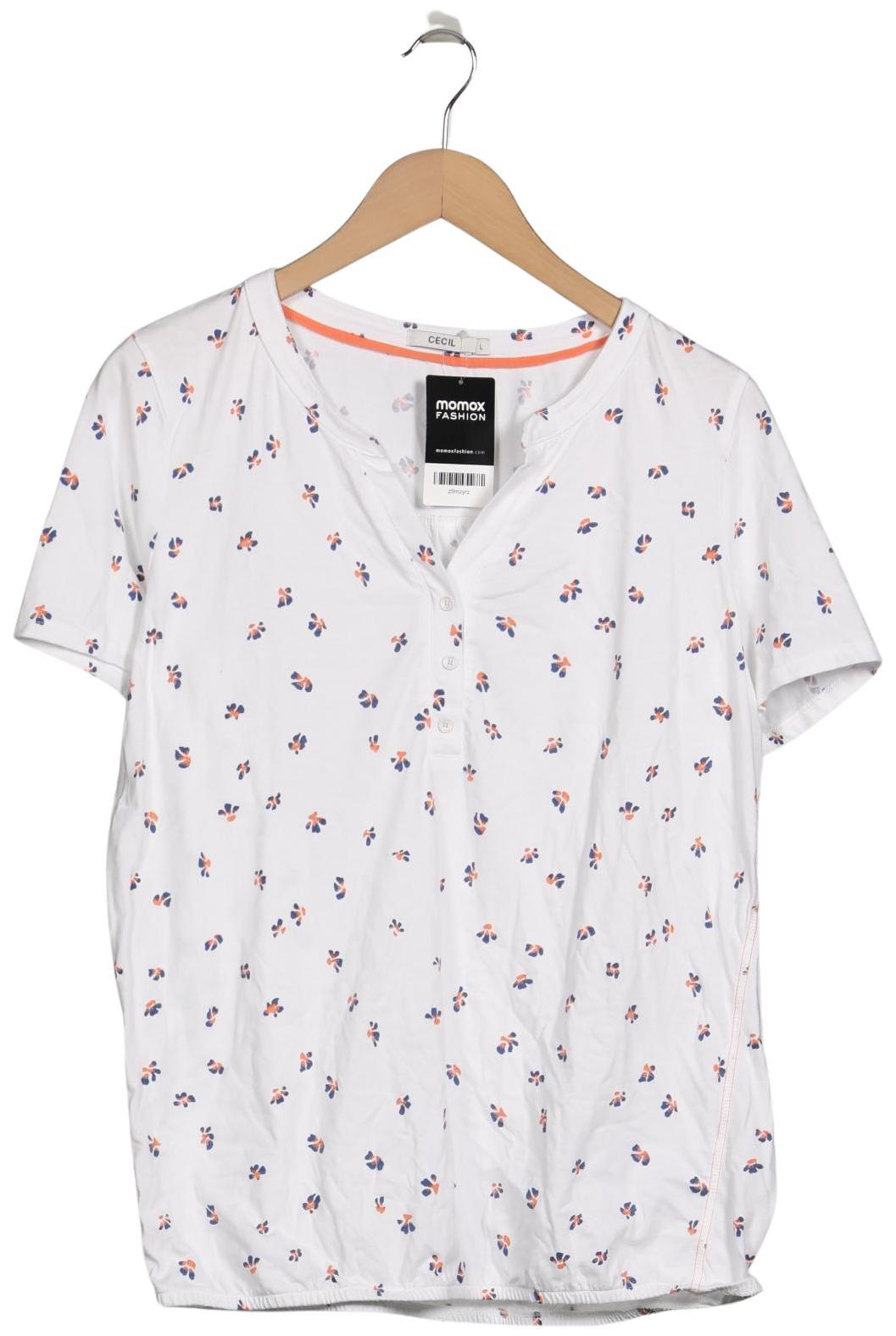 

Cecil Damen T-Shirt, weiß, Gr. 42