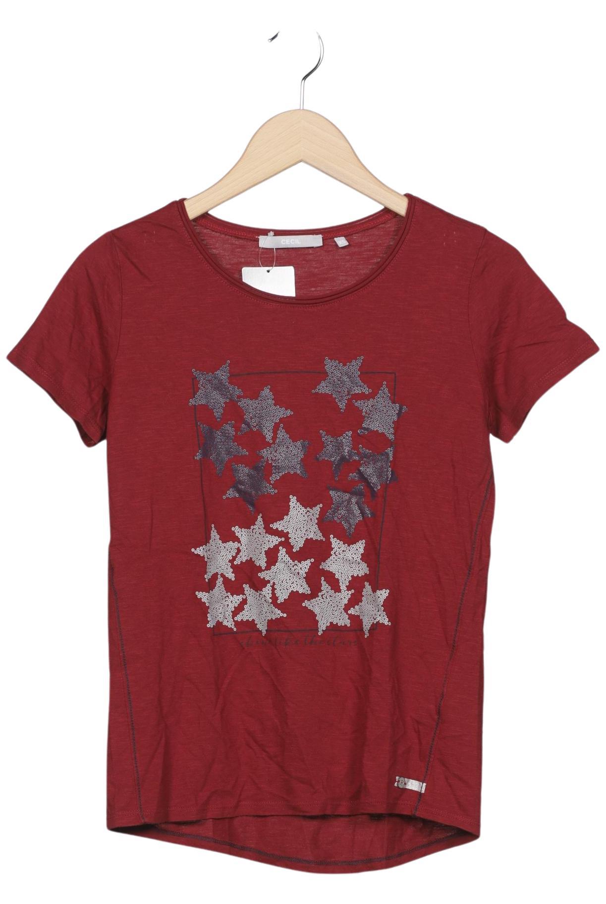 

Cecil Damen T-Shirt, rot, Gr. 34