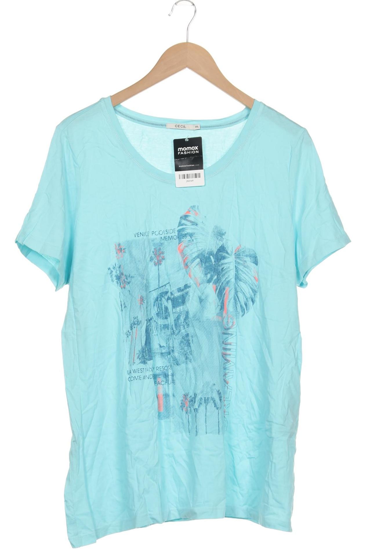 

Cecil Damen T-Shirt, blau, Gr. 46