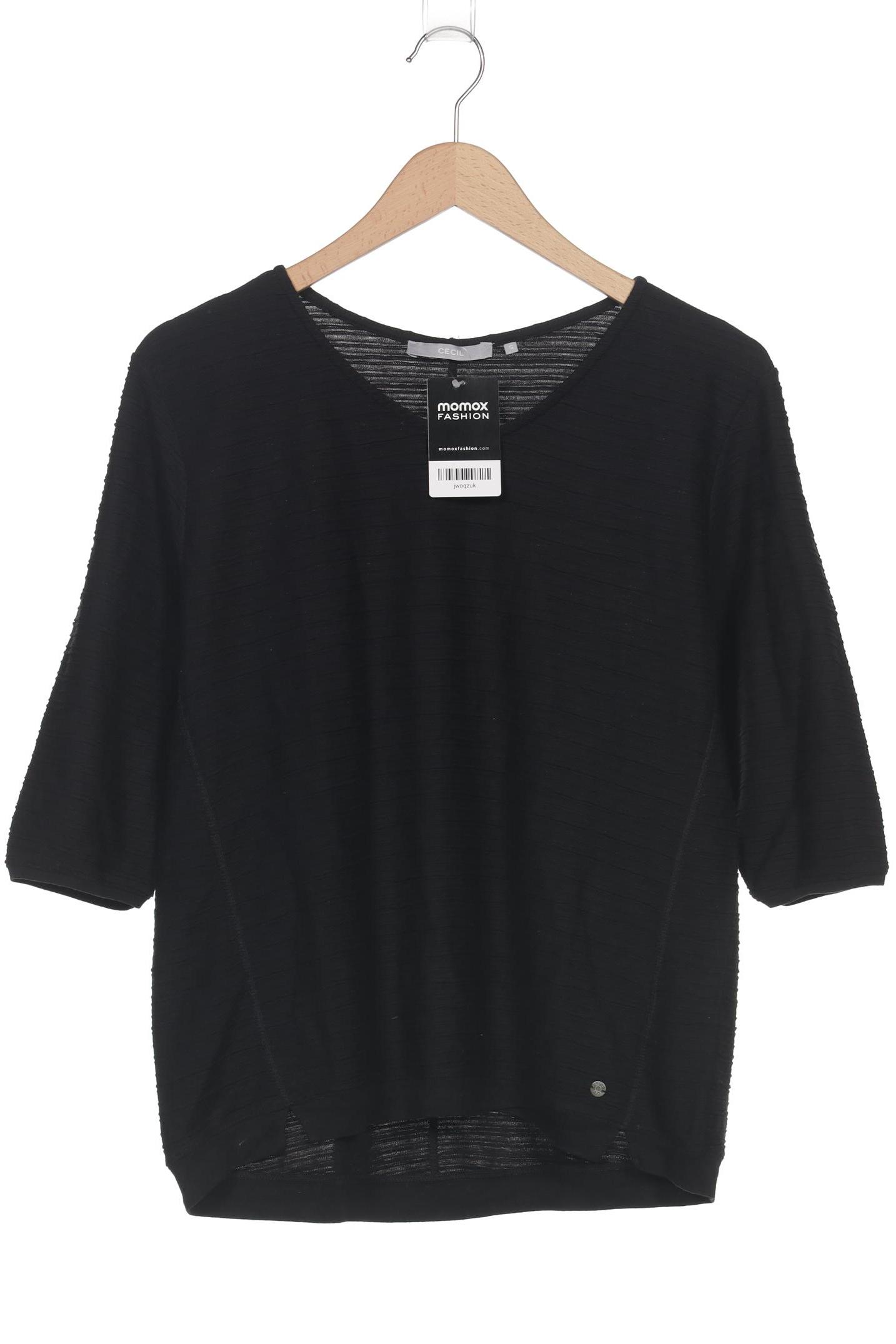 

Cecil Damen T-Shirt, schwarz, Gr. 36