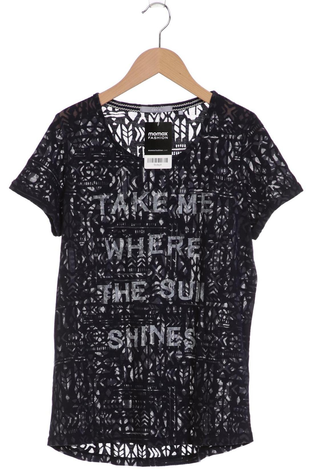

Cecil Damen T-Shirt, marineblau, Gr. 36