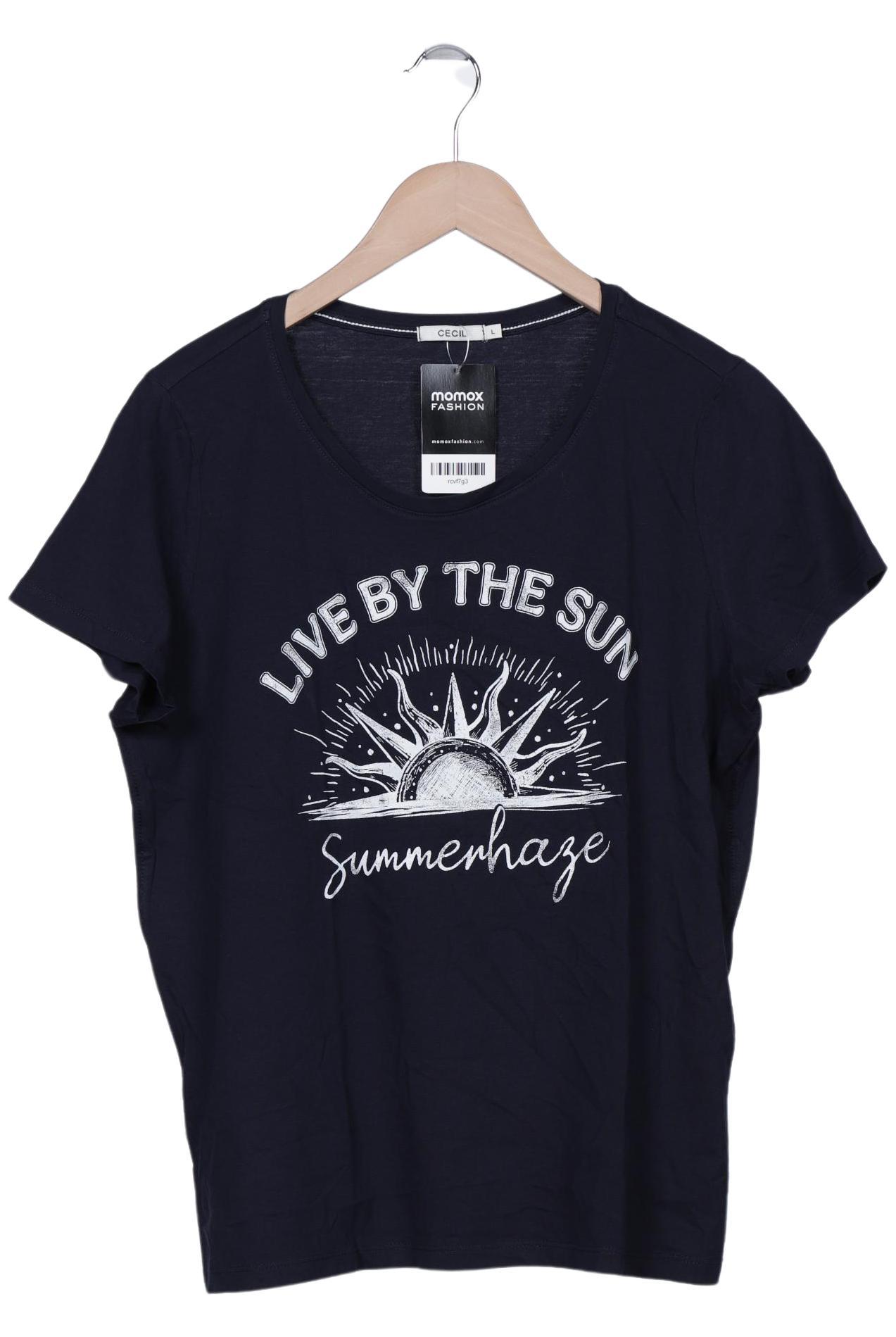 

Cecil Damen T-Shirt, marineblau, Gr. 42