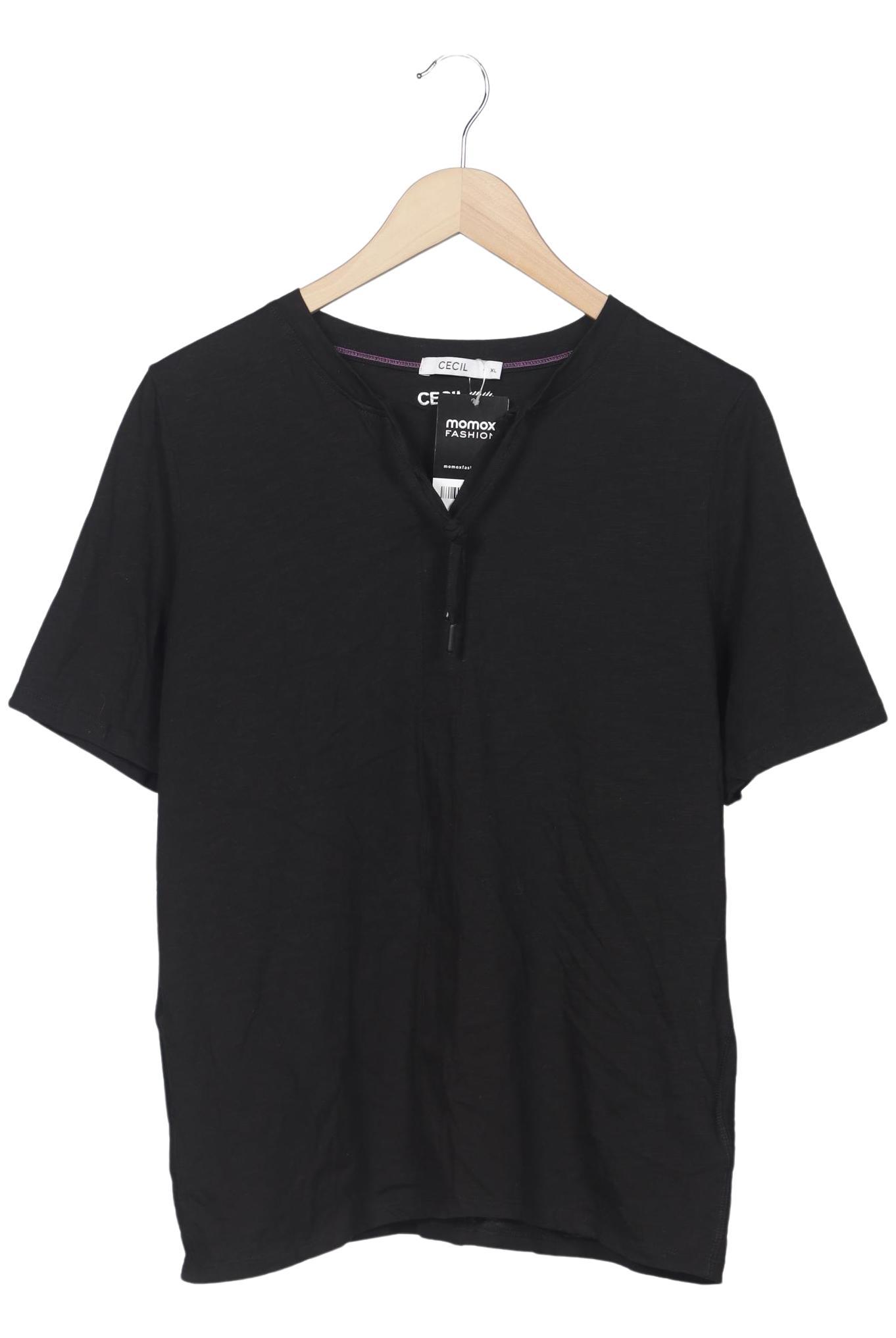 

Cecil Damen T-Shirt, schwarz, Gr. 44