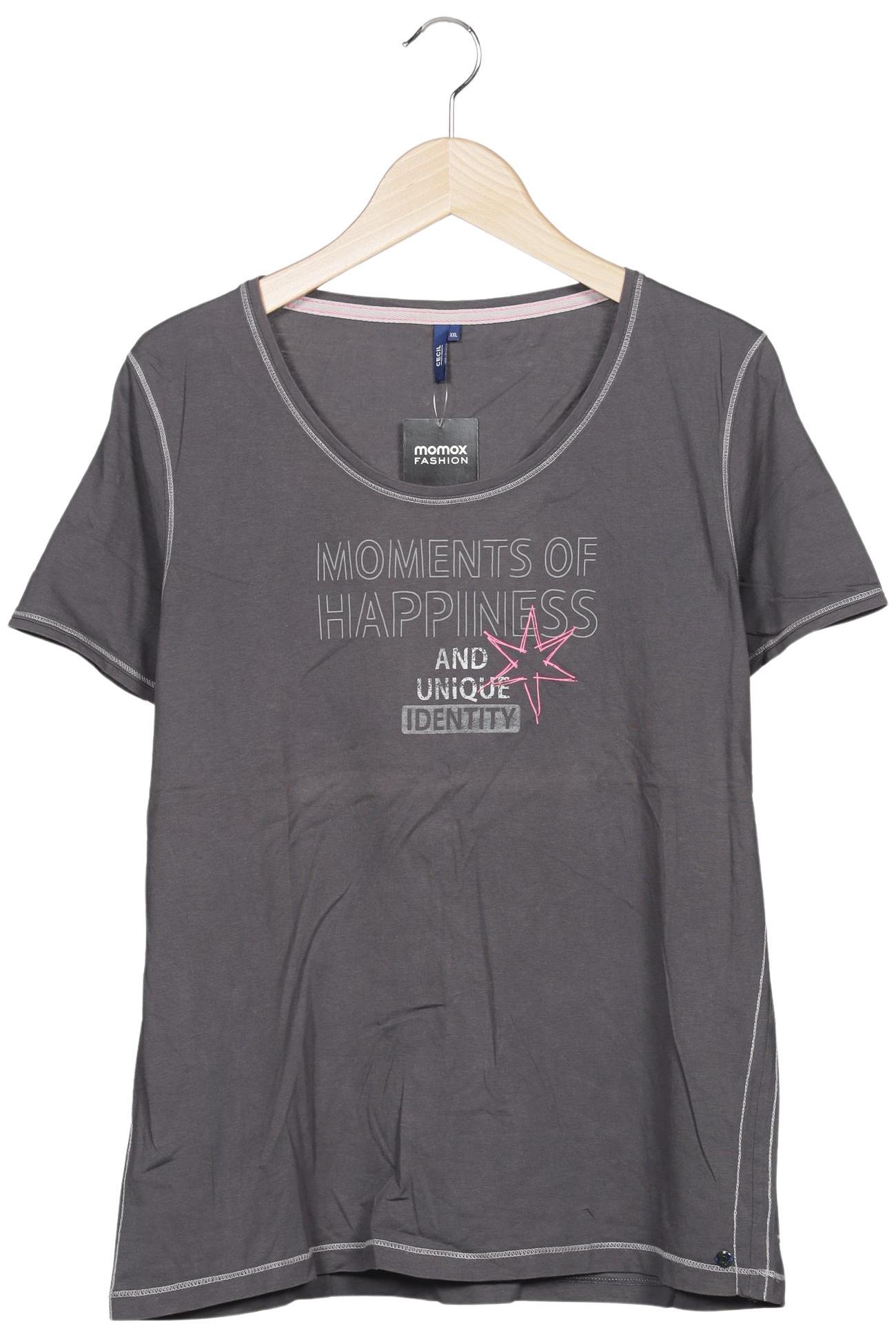 

Cecil Damen T-Shirt, grau, Gr. 46