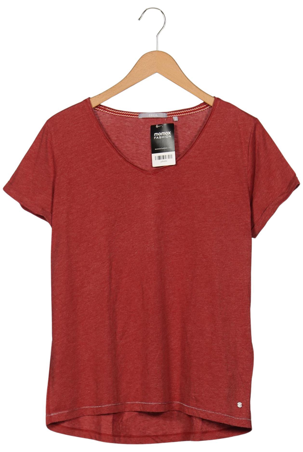 

Cecil Damen T-Shirt, bordeaux, Gr. 42
