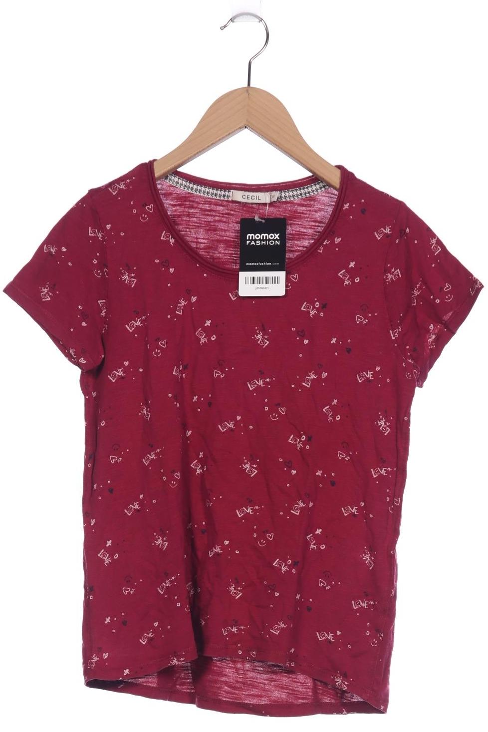 

Cecil Damen T-Shirt, bordeaux, Gr. 34