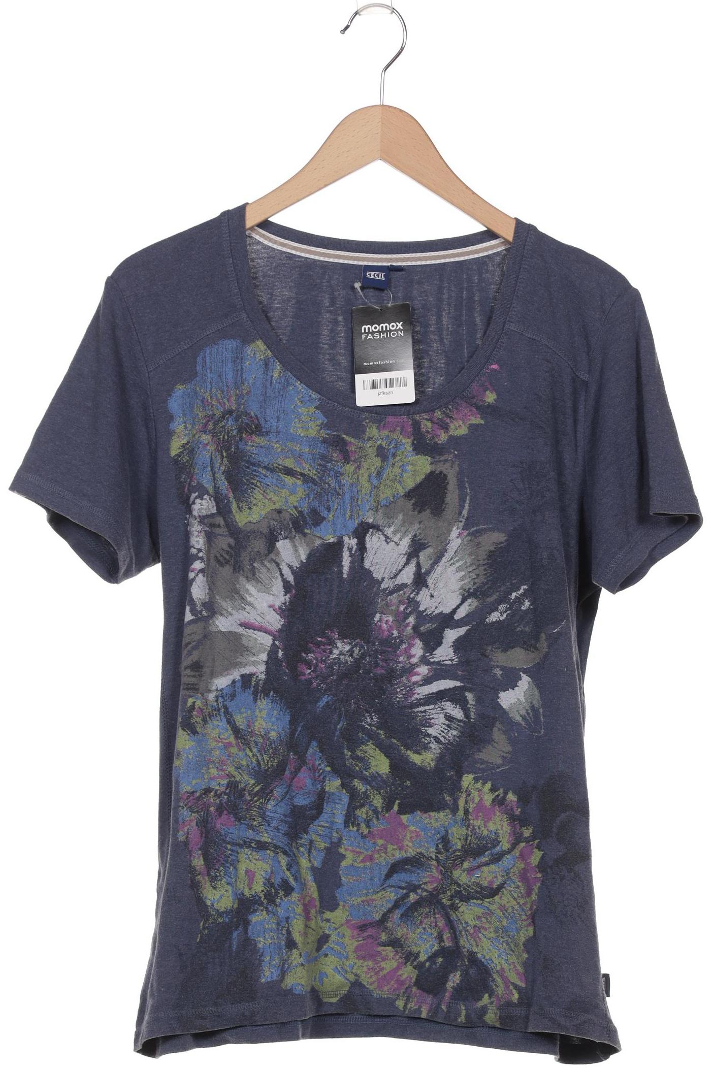 

Cecil Damen T-Shirt, blau, Gr. 46