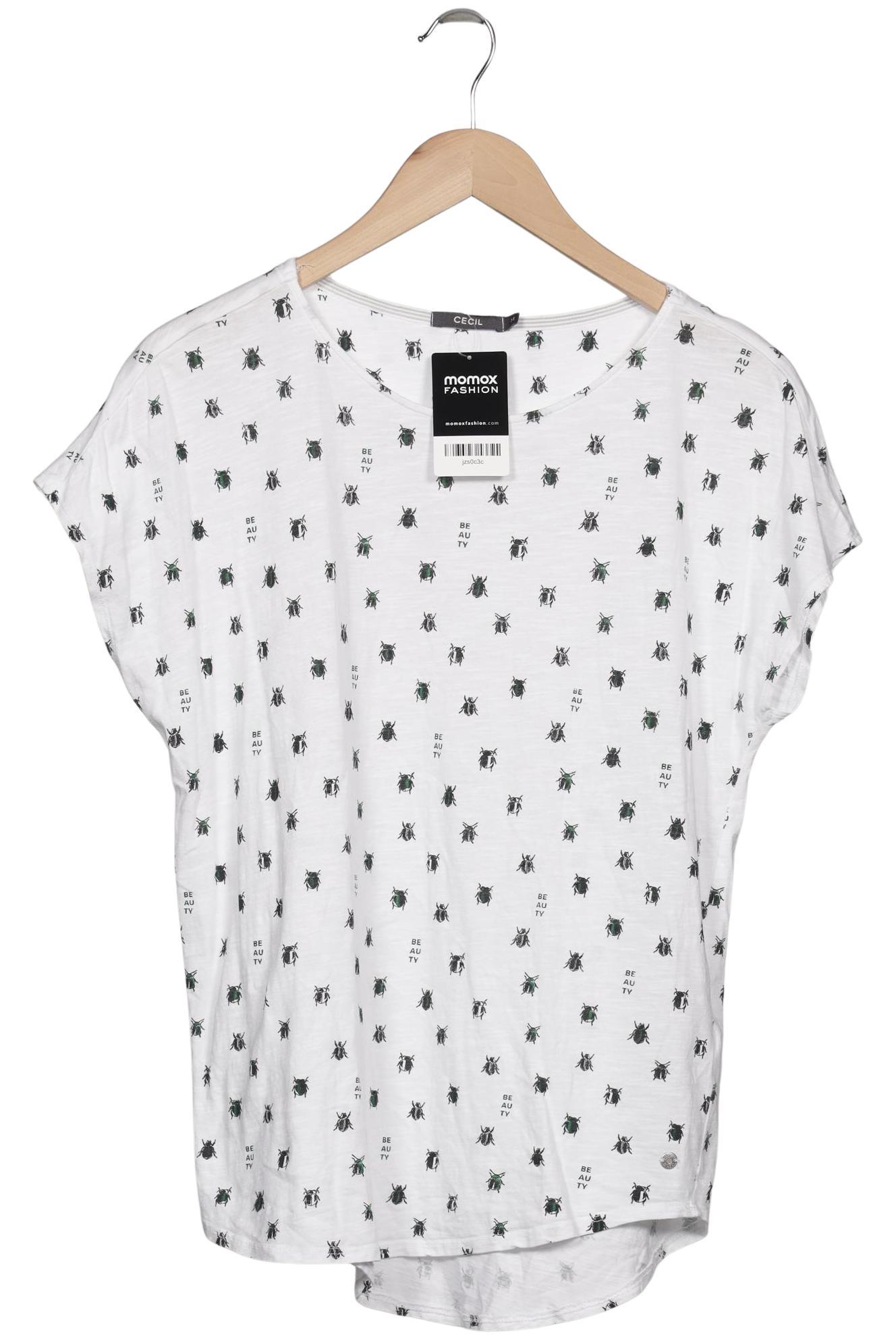 

Cecil Damen T-Shirt, weiß, Gr. 38