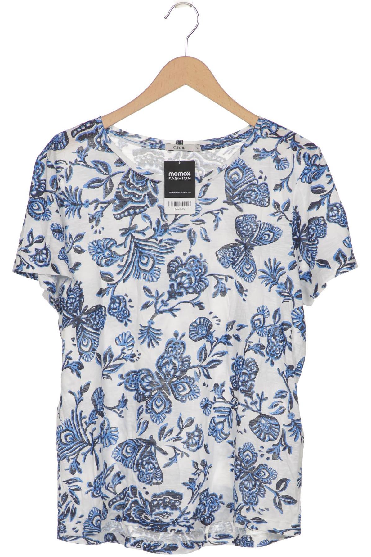 

Cecil Damen T-Shirt, blau, Gr. 38
