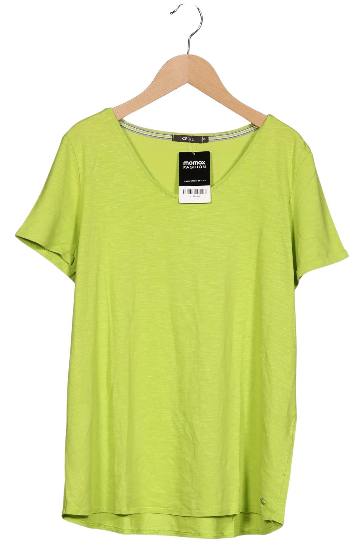 

Cecil Damen T-Shirt, hellgrün, Gr. 44