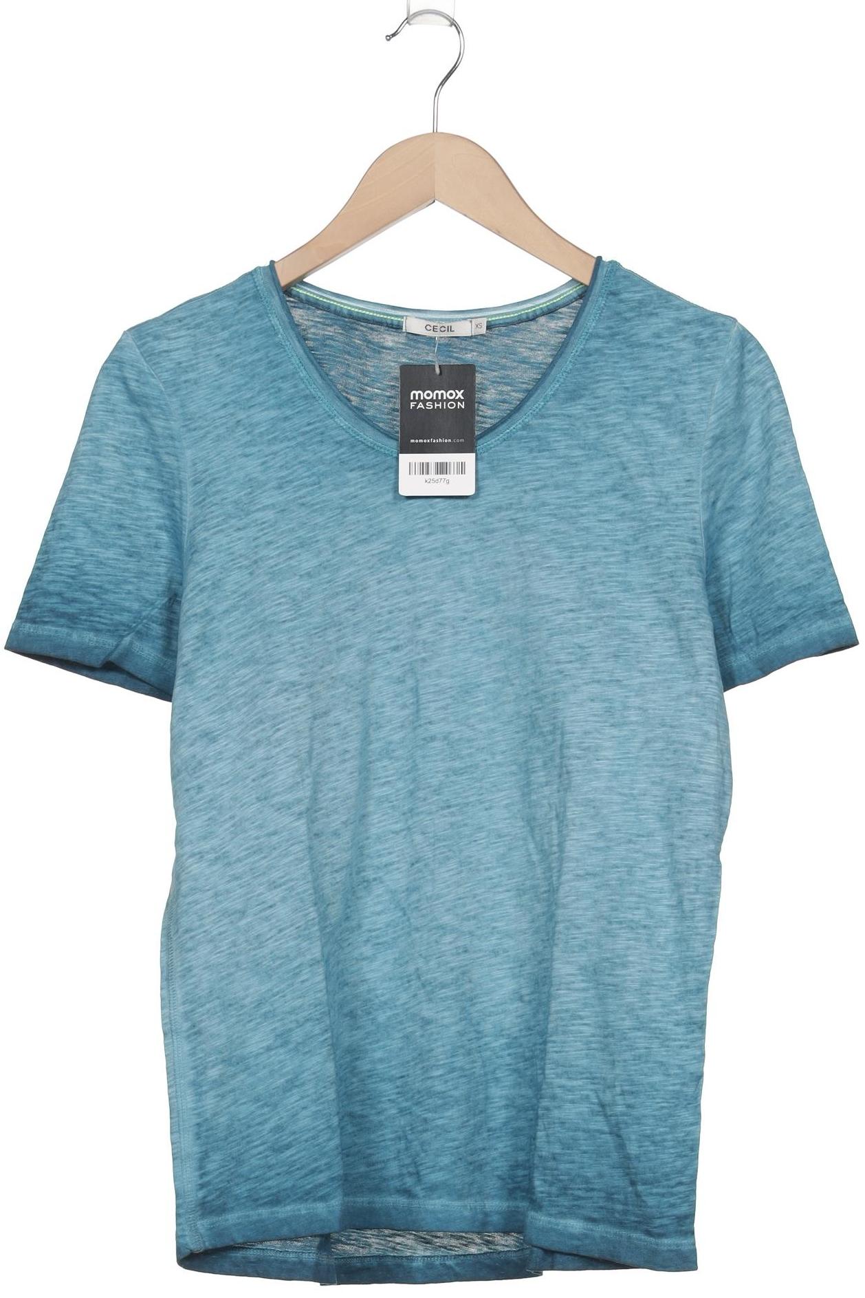

Cecil Damen T-Shirt, blau, Gr. 34