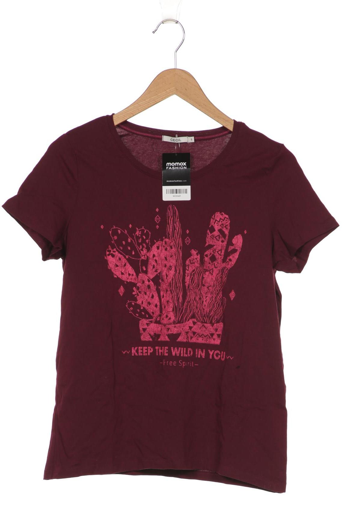 

CECIL Damen T-Shirt, bordeaux