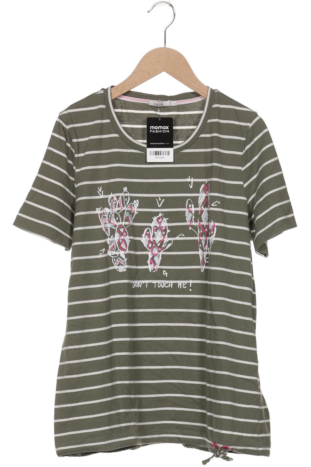 

Cecil Damen T-Shirt, grün, Gr. 42