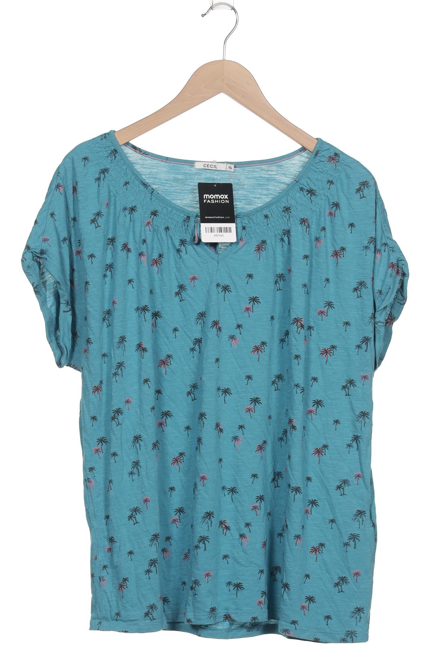

Cecil Damen T-Shirt, blau, Gr. 46