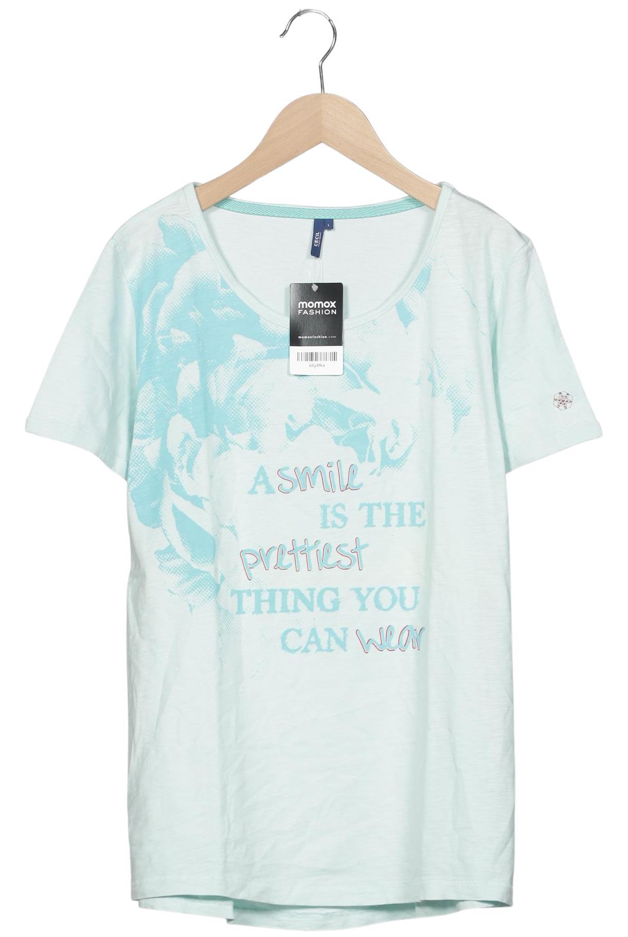 

Cecil Damen T-Shirt, hellblau, Gr. 42