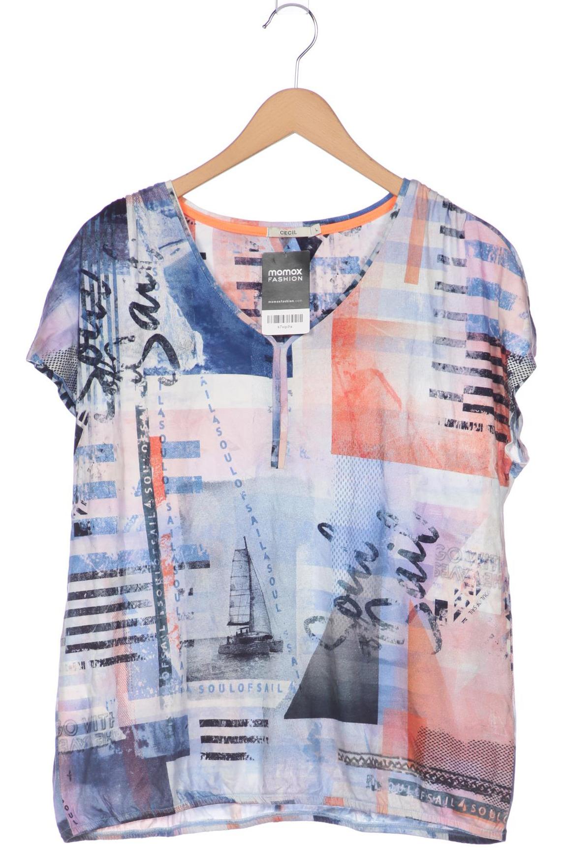 

Cecil Damen T-Shirt, blau, Gr. 42