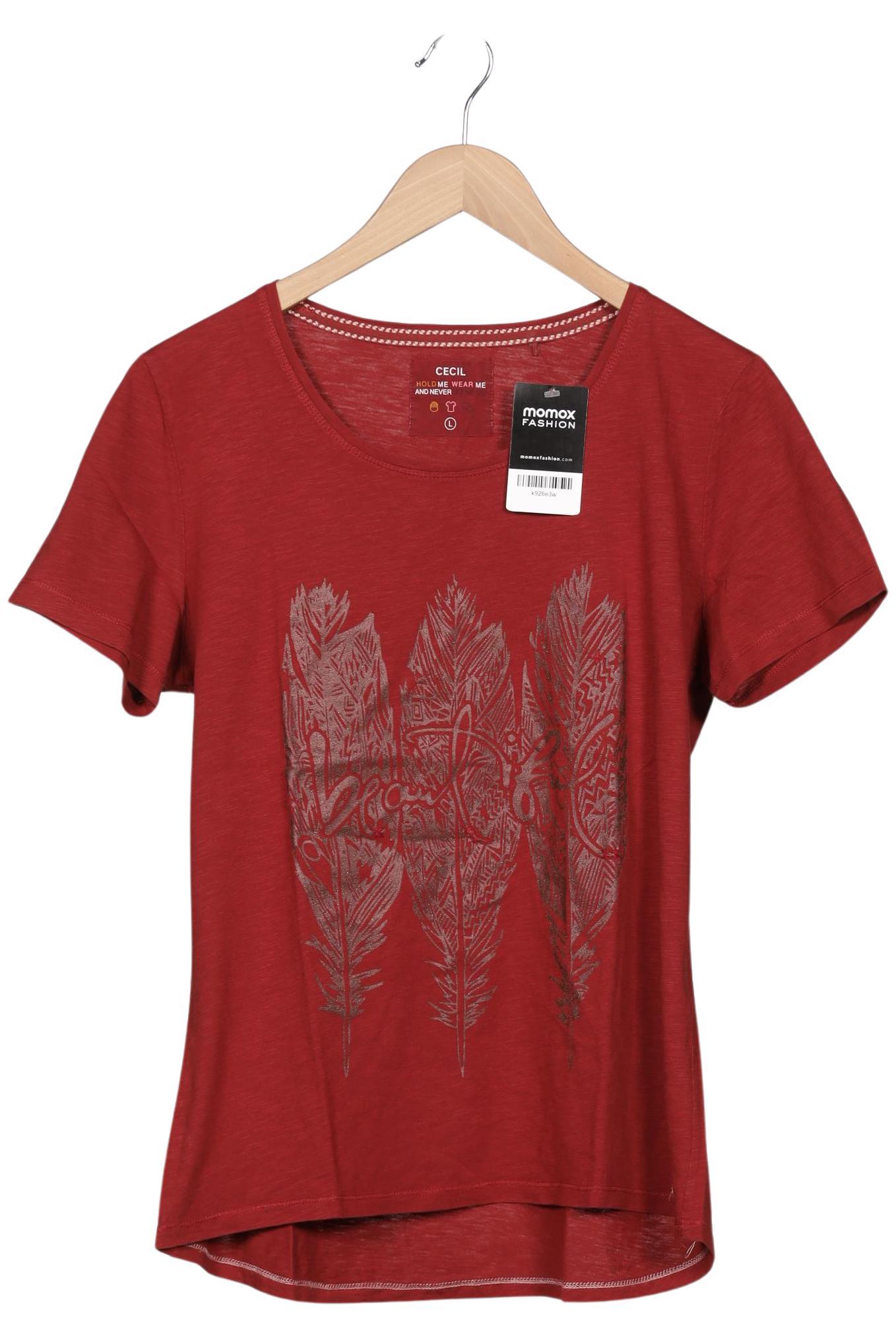 

Cecil Damen T-Shirt, bordeaux, Gr. 42