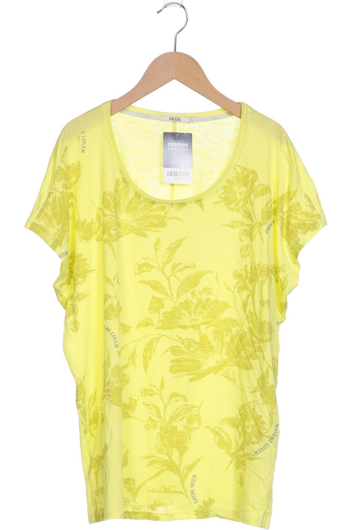 

Cecil Damen T-Shirt, gelb, Gr. 42