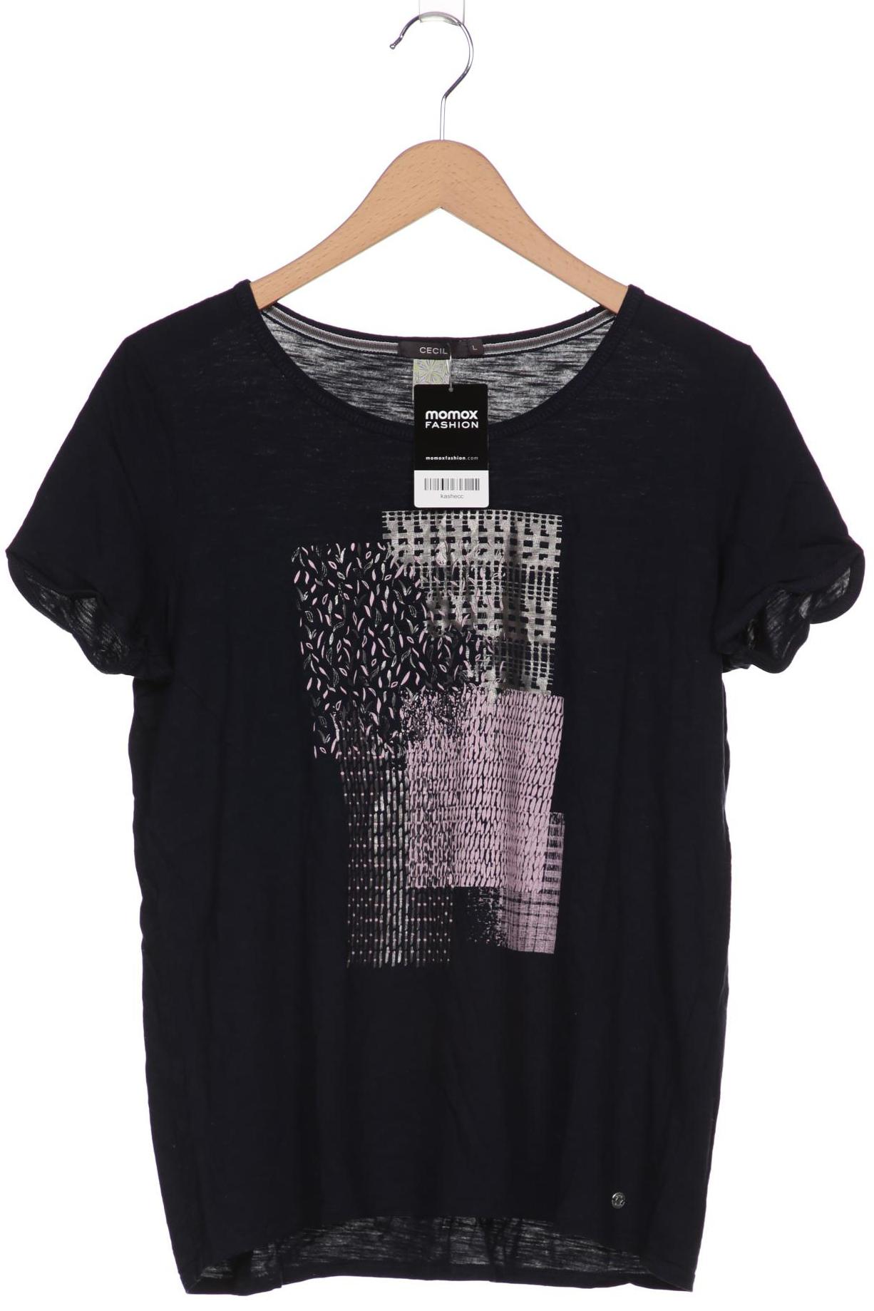 

CECIL Damen T-Shirt, marineblau