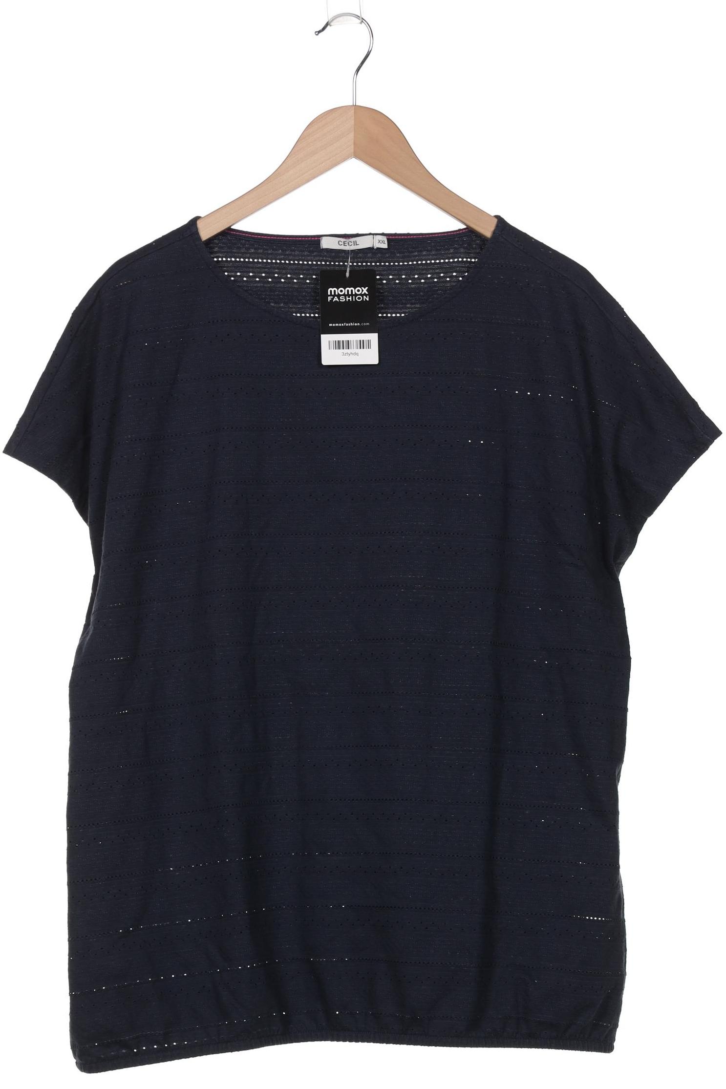 

Cecil Damen T-Shirt, marineblau, Gr. 46