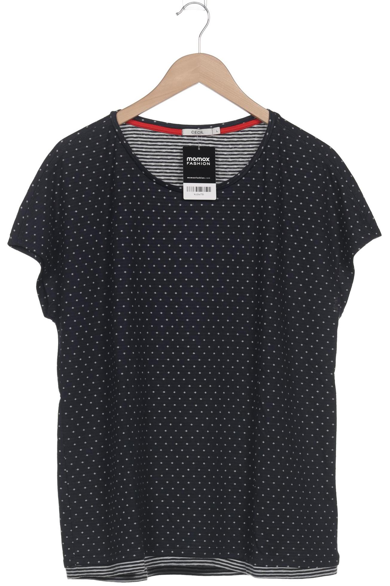 

CECIL Damen T-Shirt, marineblau