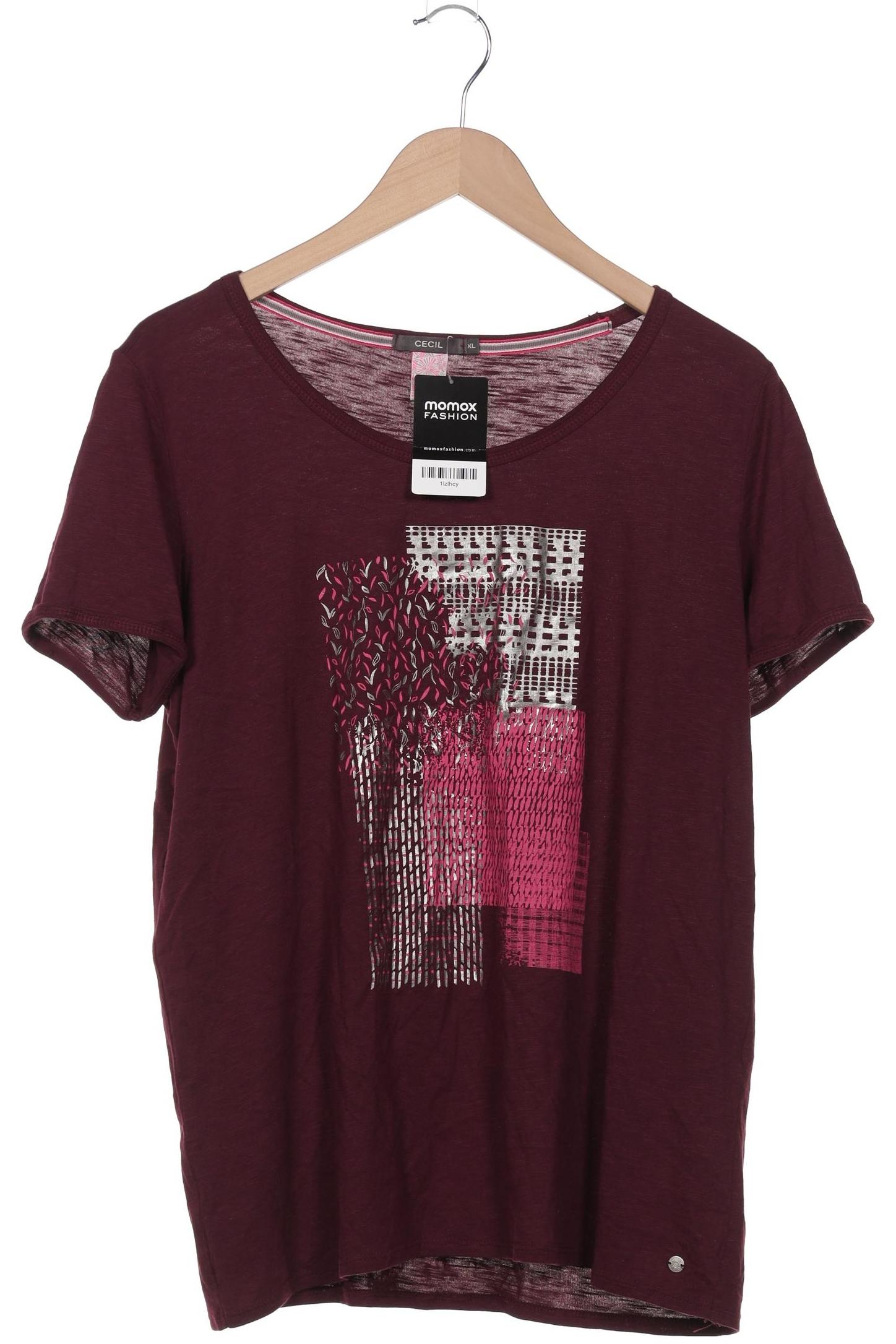 

Cecil Damen T-Shirt, bordeaux, Gr. 44