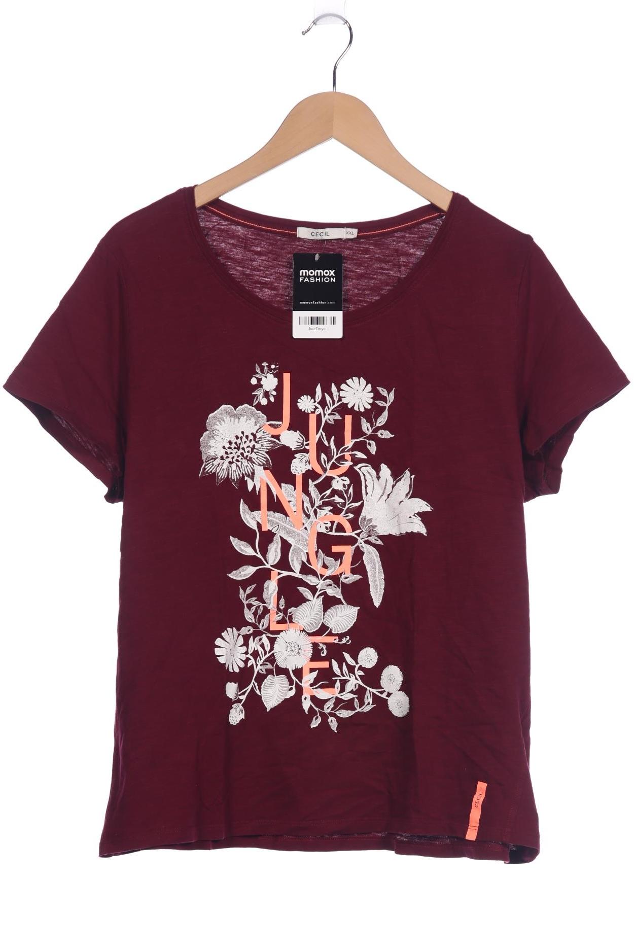 

Cecil Damen T-Shirt, bordeaux, Gr. 46