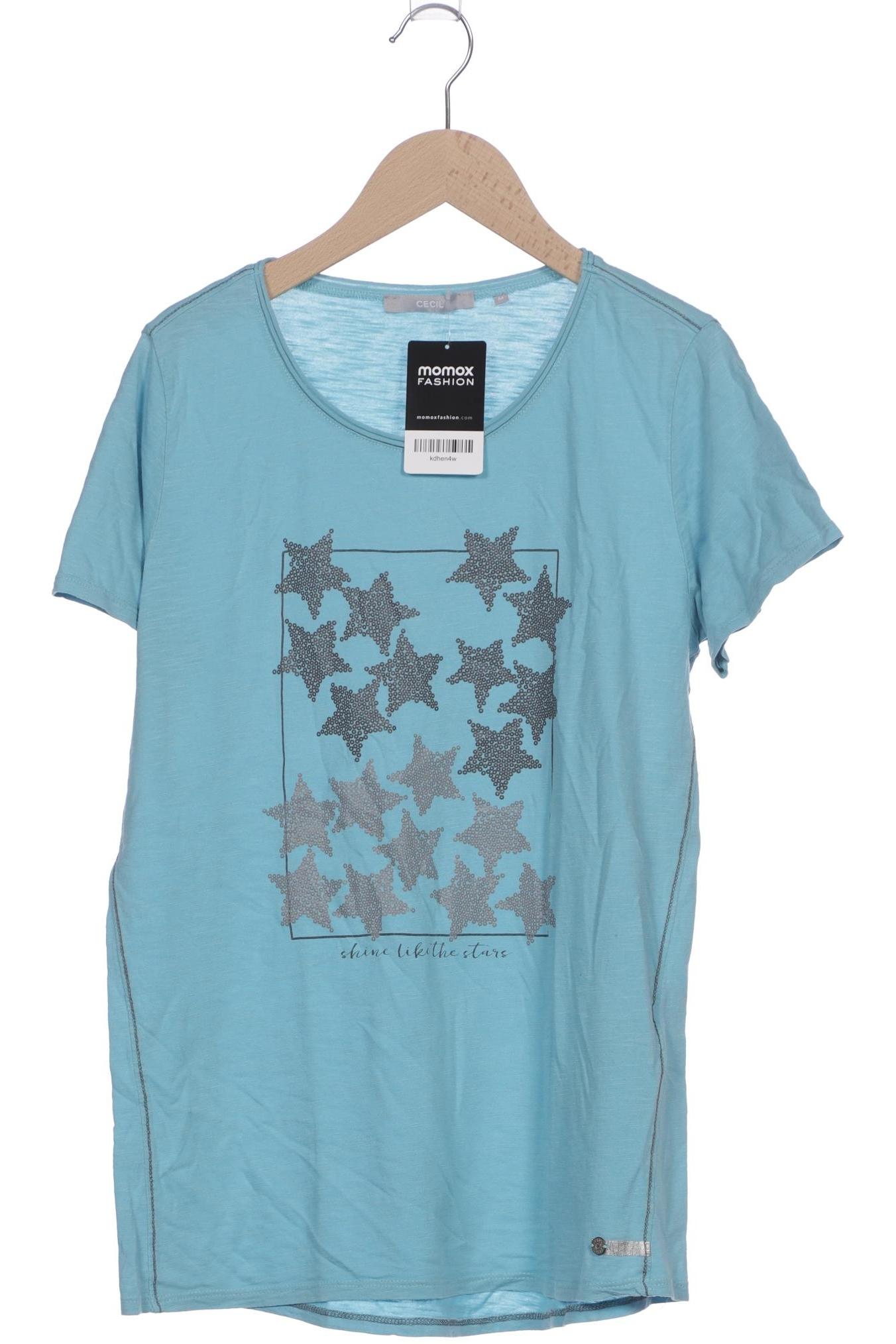 

Cecil Damen T-Shirt, blau, Gr. 38